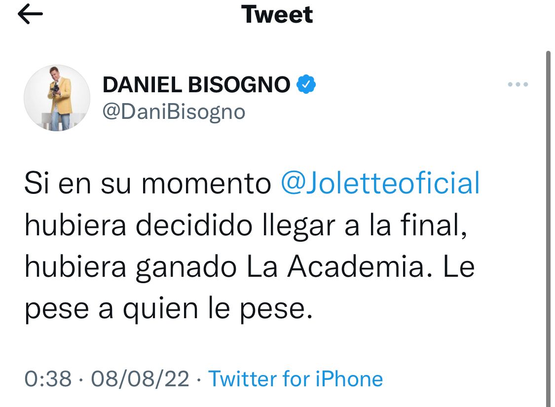 conductor de "ventana" Menciono también a la exacadémica Jolette (Foto: Twitter)