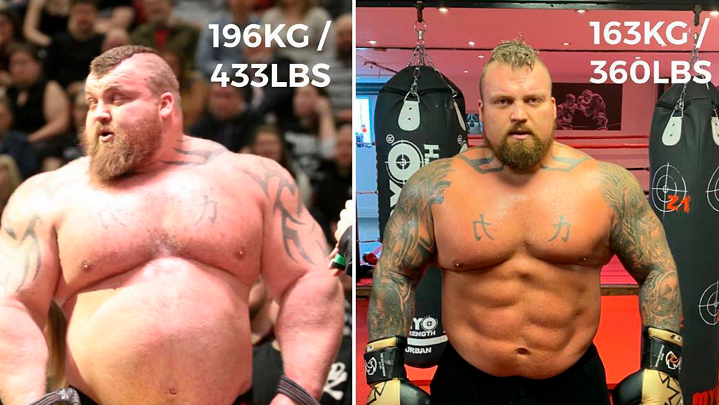 Eddie Hall también mostró su transformación física y como bajó más de 30 kilos en tres años
Instagram