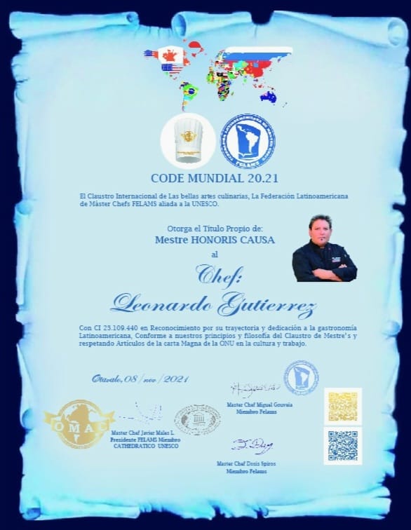 Hace un mes recibió el reconocimiento de "Mestre Honoris Causa" avalado por la UNESCO, por su trayectoria y dedicación