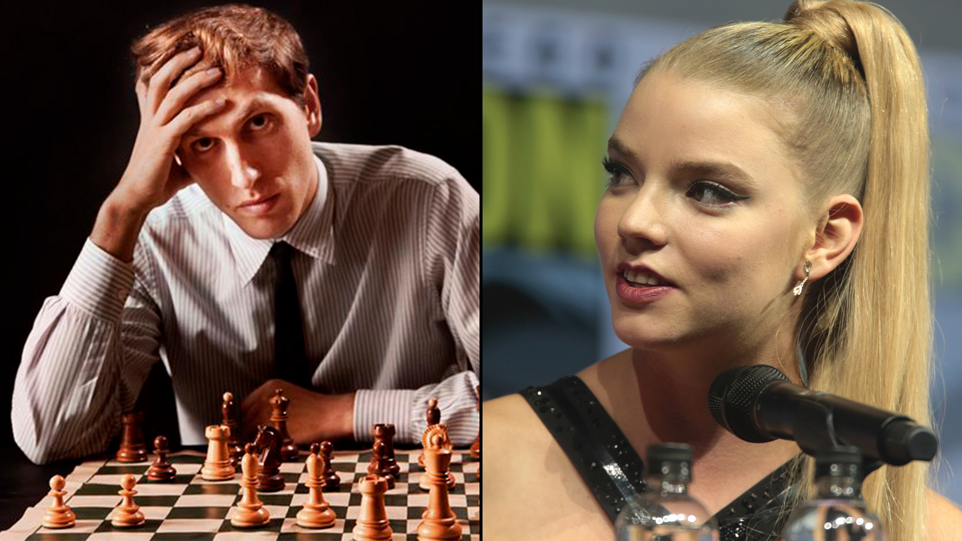 La historia de la serie "Gambito de dama", de la niña prodigio que desafía el poder ruso en el ajedrez, tiene varios puntos en común con la vida de Bobby Fischer