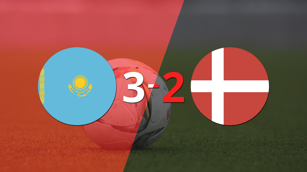 Dinamarca cayó ante Kazajistán con todo y el doblete de Rasmus Hojlund