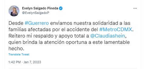 Gobernadora de Guerrero, (Twitter)
