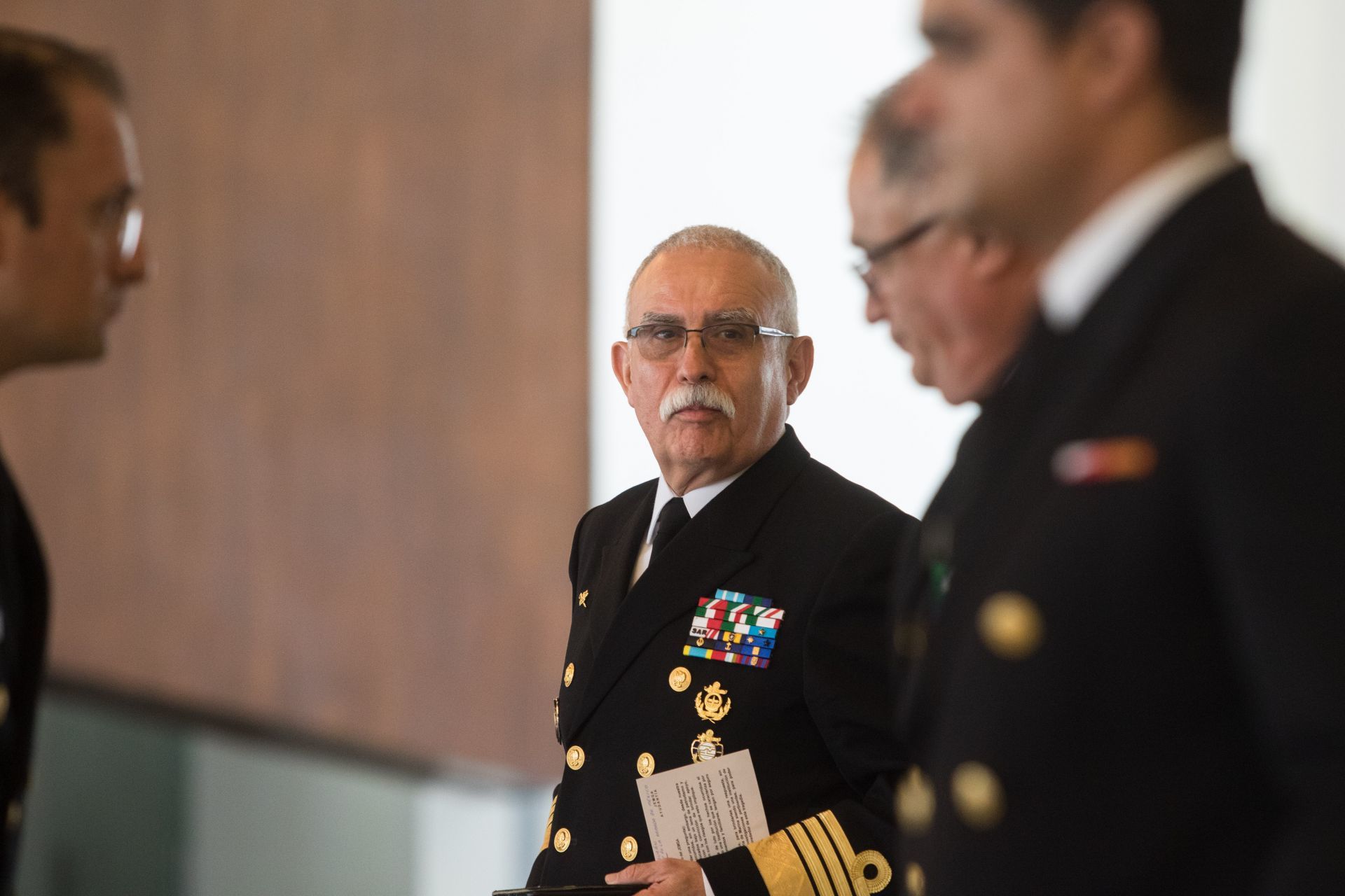 El nuevo Jefe del Estado Mayor General de la Armada ostenta el cargo de Almirante (Foto: Cuartoscuro)