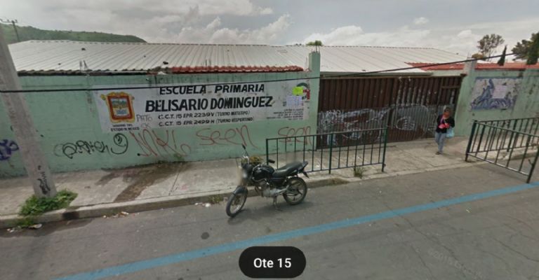 Escuela Belisario Domínguez en Valle de Chalco.
(Foto: Google Maps)