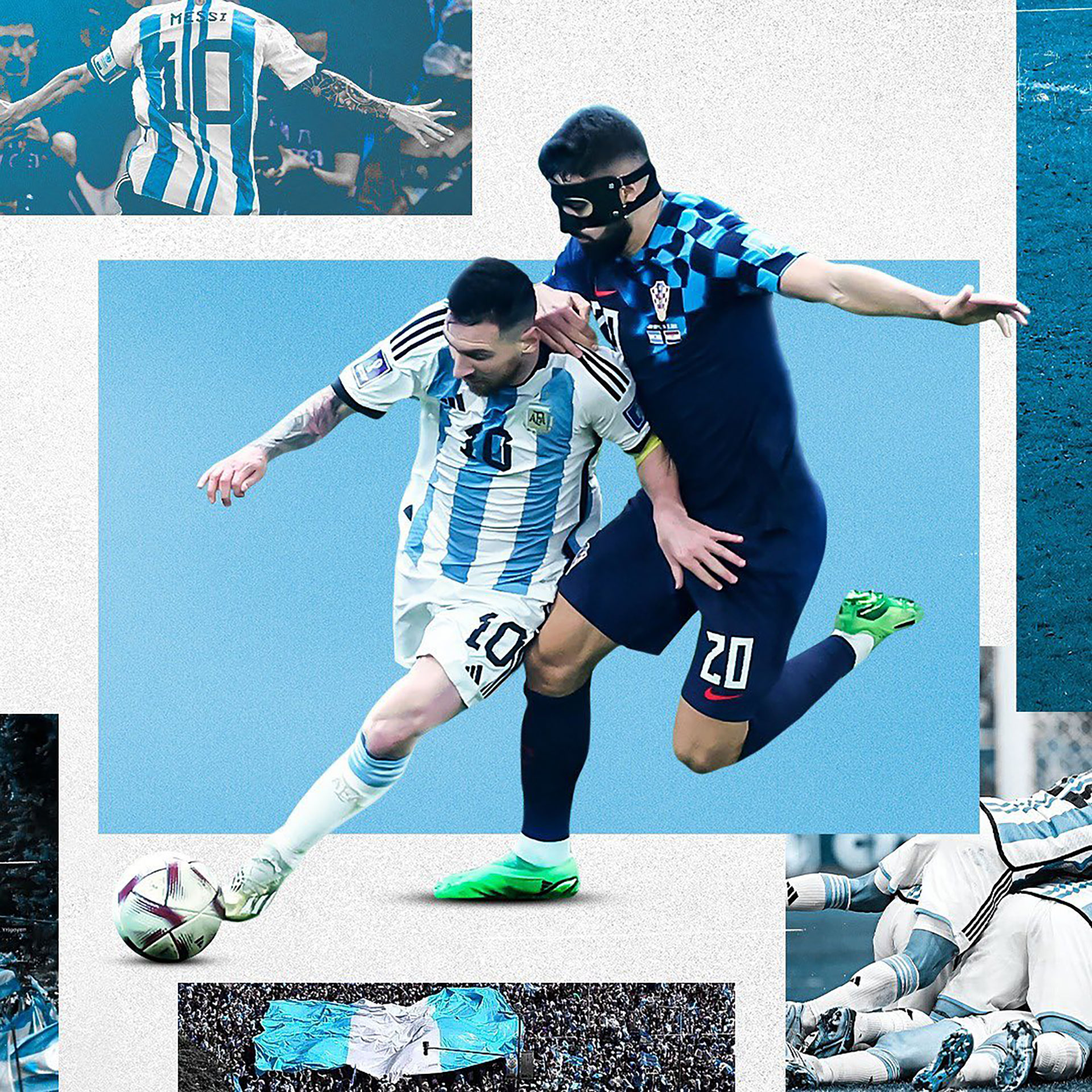 Messi superando al croata Gvardiol en la jugada previa al 3-0 en las semifinales del Mundial 