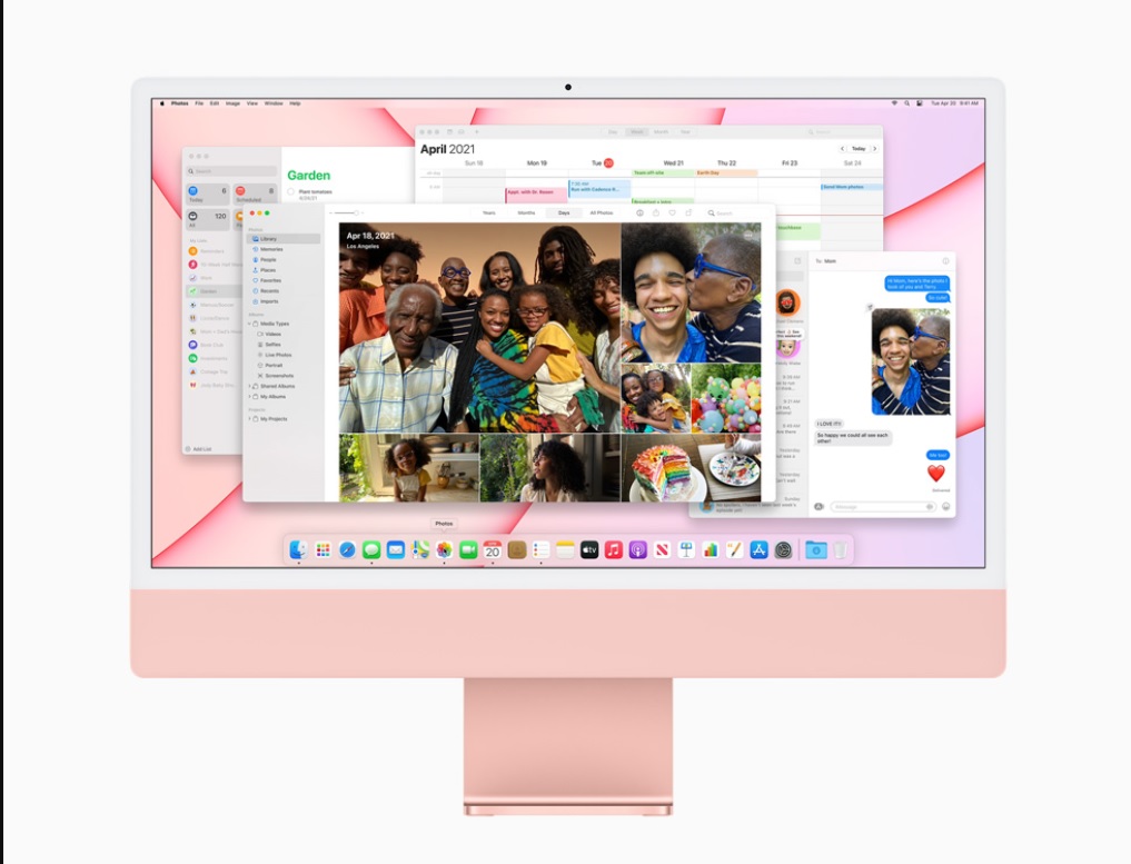 La nueva iMac incluye una cámara FaceTime HD de 1080p y micrófonos con calidad de estudio