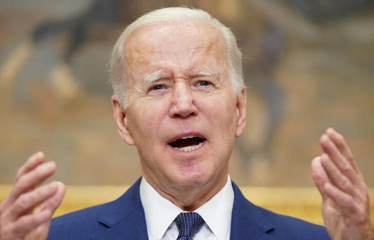 Joe Biden aseguró que EEUU intervendrá militarmente si China trata de tomar Taiwán por la fuerza (REUTERS/Kevin Lamarque)