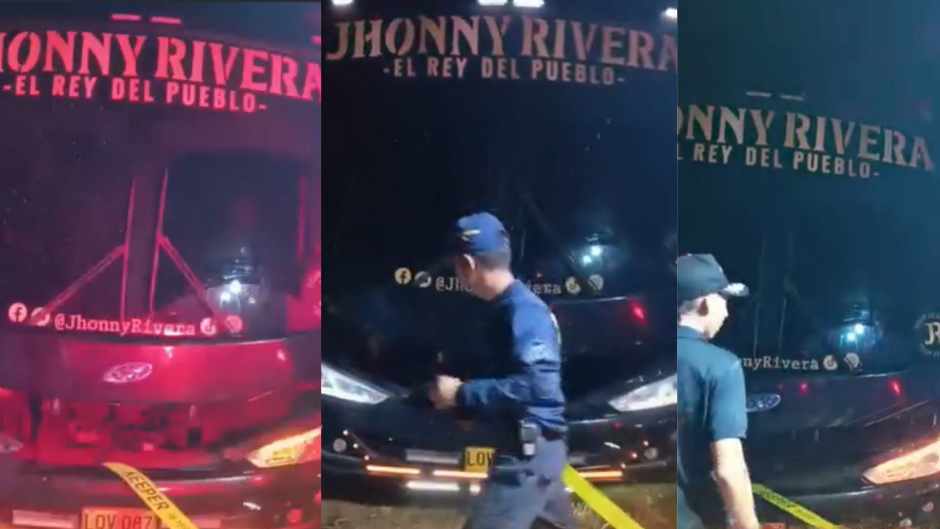 Bus de Jhonny Rivera tuvo que ser remolcado: “Rompió mangueras” - Infobae