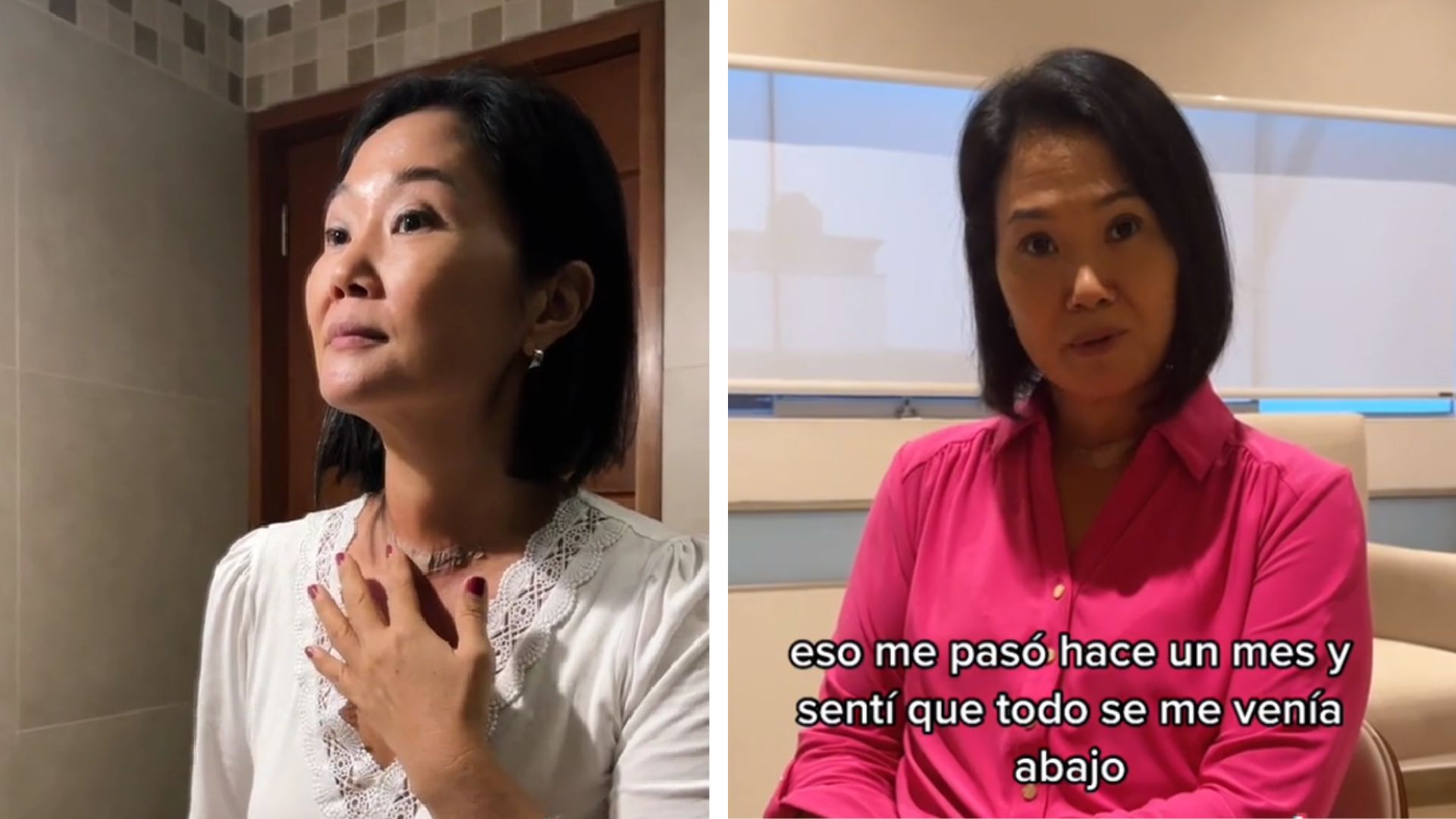 Keiko Fujimori comentó la experiencia de su operación para descartar cáncer. (TikTok: Keiko Fujimori)