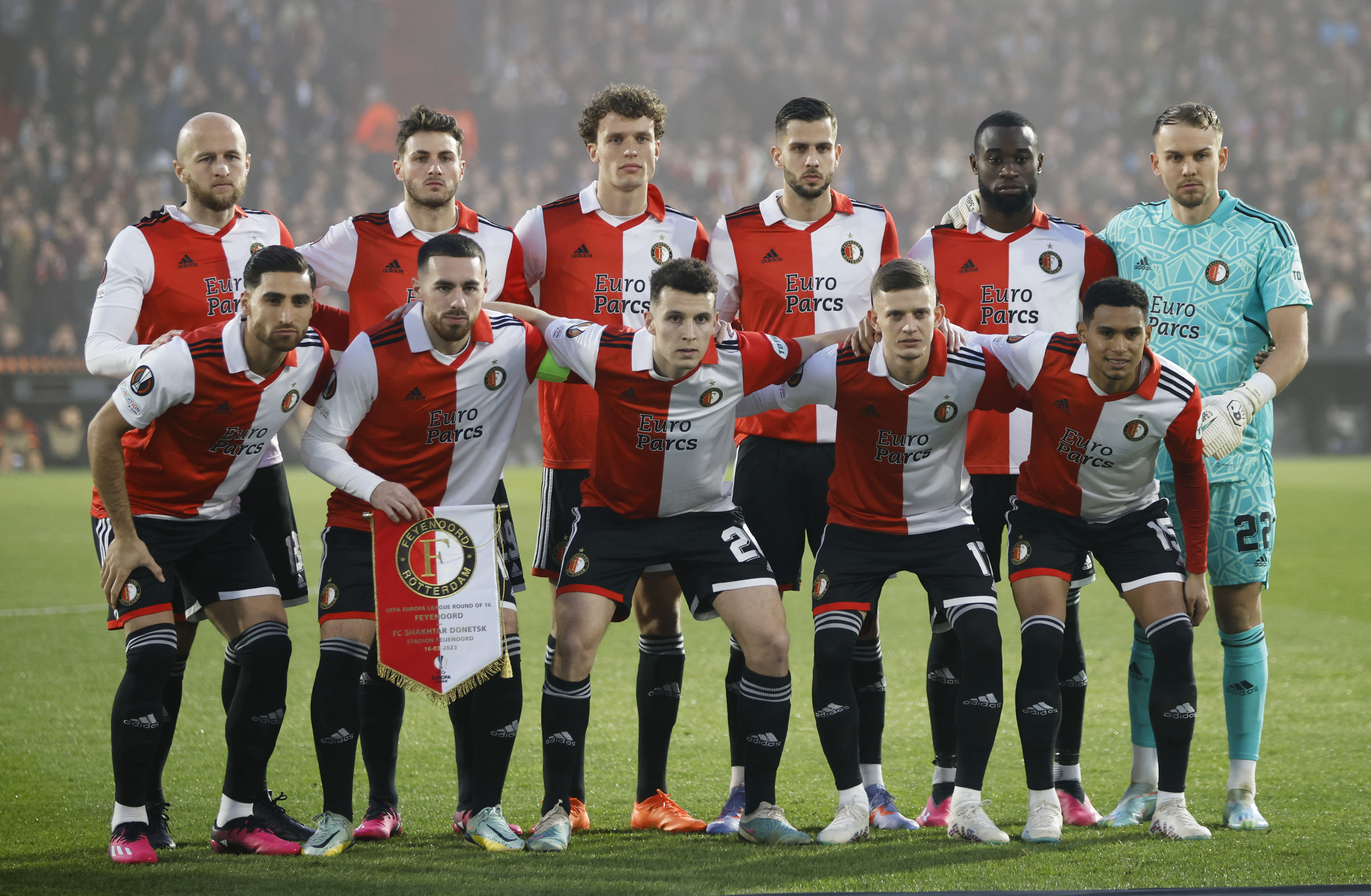 Feyenoord qualified for the Europa League quarterfinals (REUTERS/Johanna Geron)