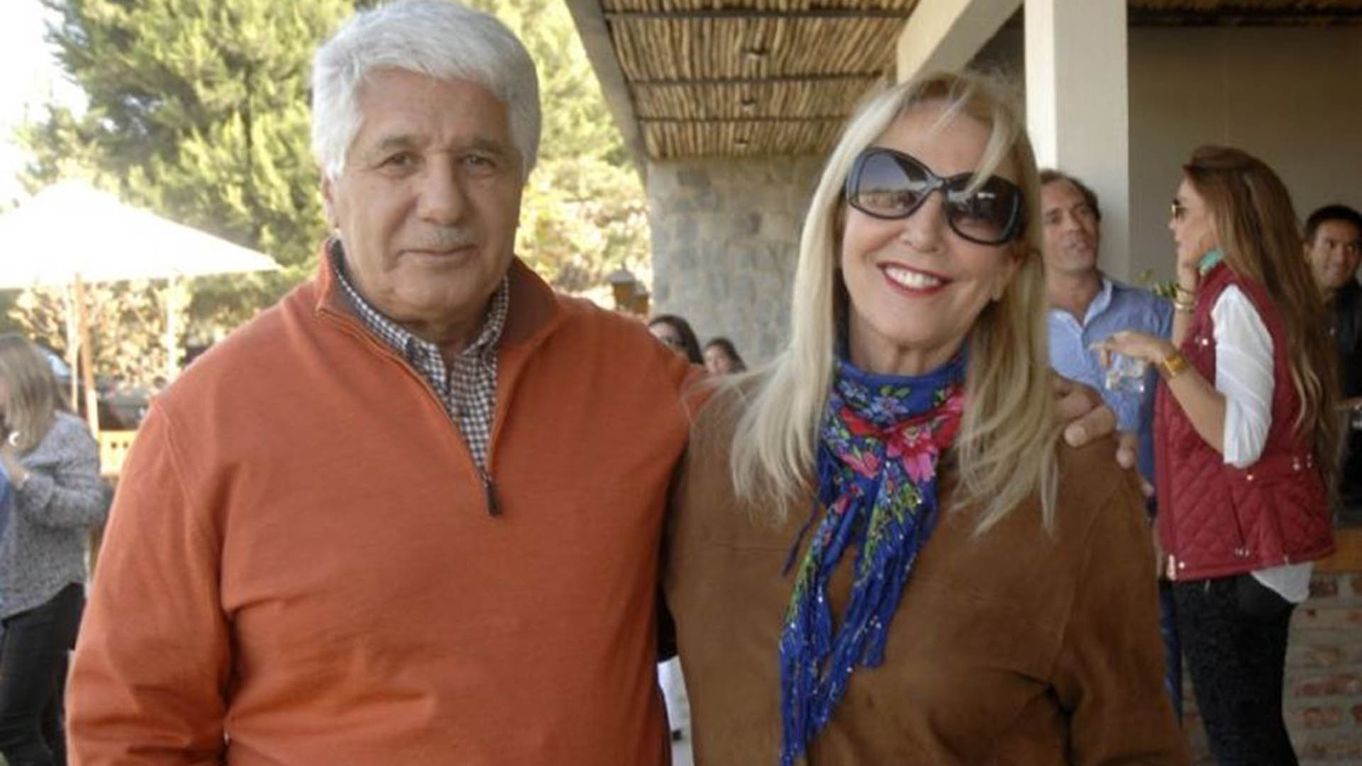 Isabel Luco Morandé y su marido, el libanés Oussama Aboughazale