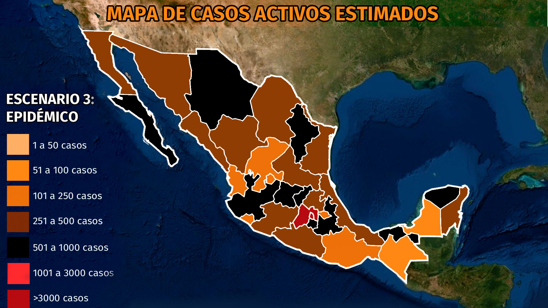 Mapa del coronavirus en México 9 de abril: Querétaro, Puebla y Chihuahua  aumentaron los casos activos - Infobae