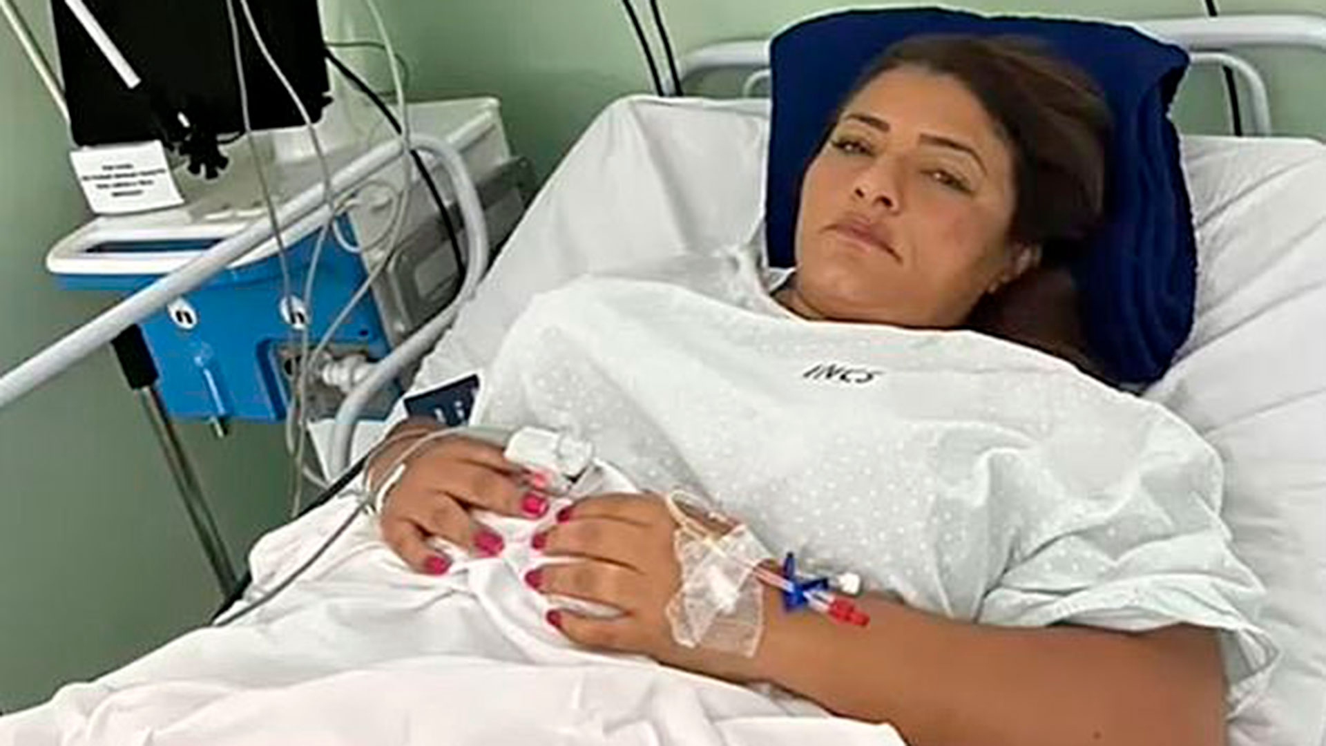 La candidata a diputada brasileña Ely Santos fue hospitalizada tras el derrumbe