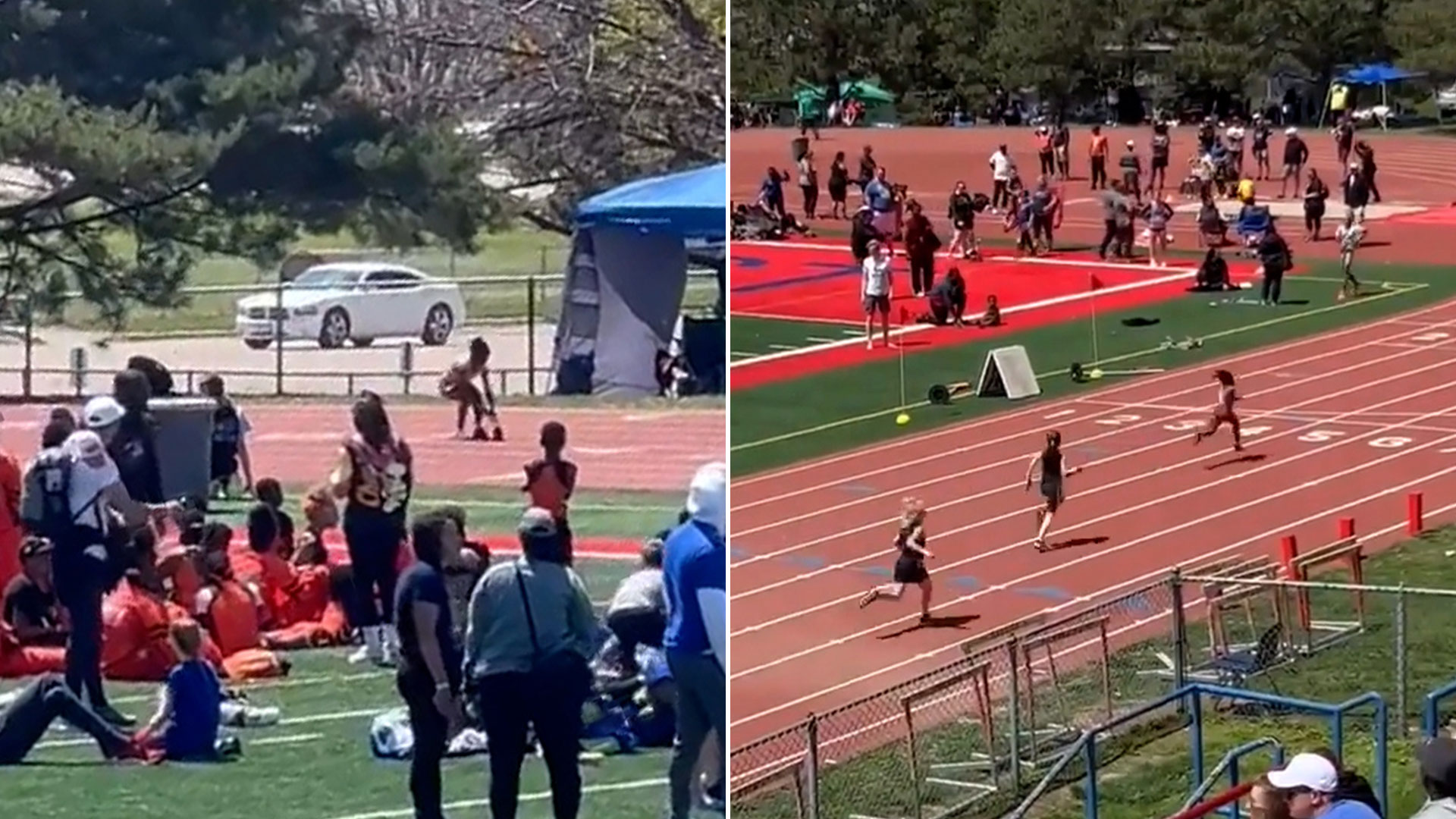 Una niña ganó una carrera imposible