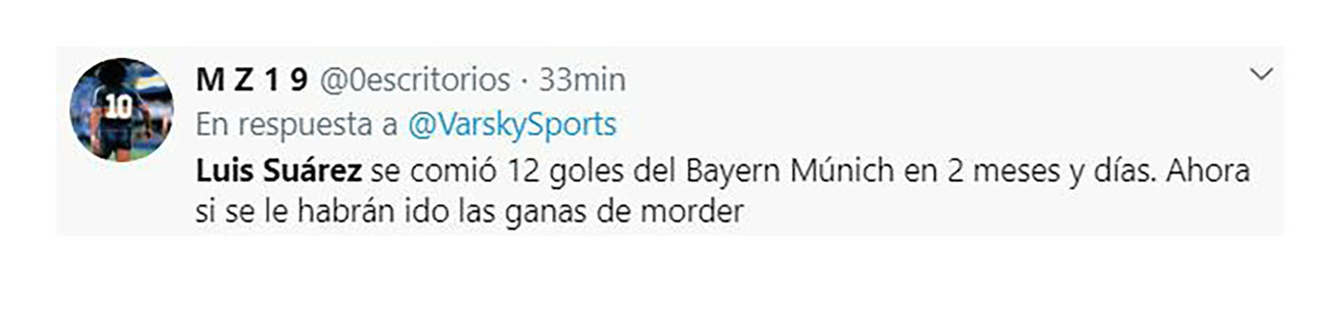 Luis Suárez fue el centro de las burlas tras una nueva derrota ante el Bayern de Múnich en la Champions League