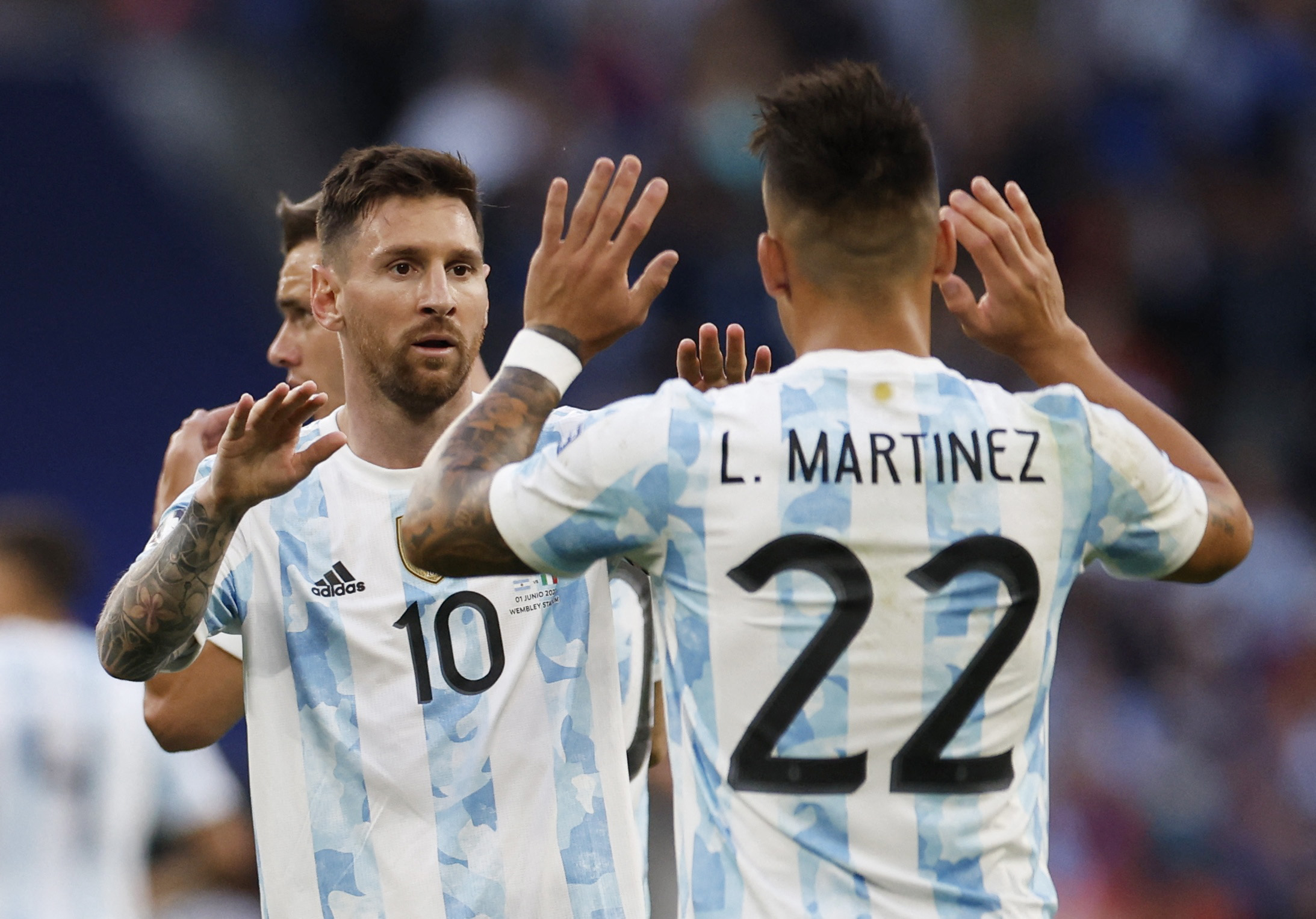 Lautaro Martínez vale más que Lionel Messi en el mercado actual (Reuters)