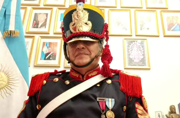 El granadero argentino que fue enviado a Francia para custodiar la casa donde murió San Martín: "Es una emoción inmensa"
