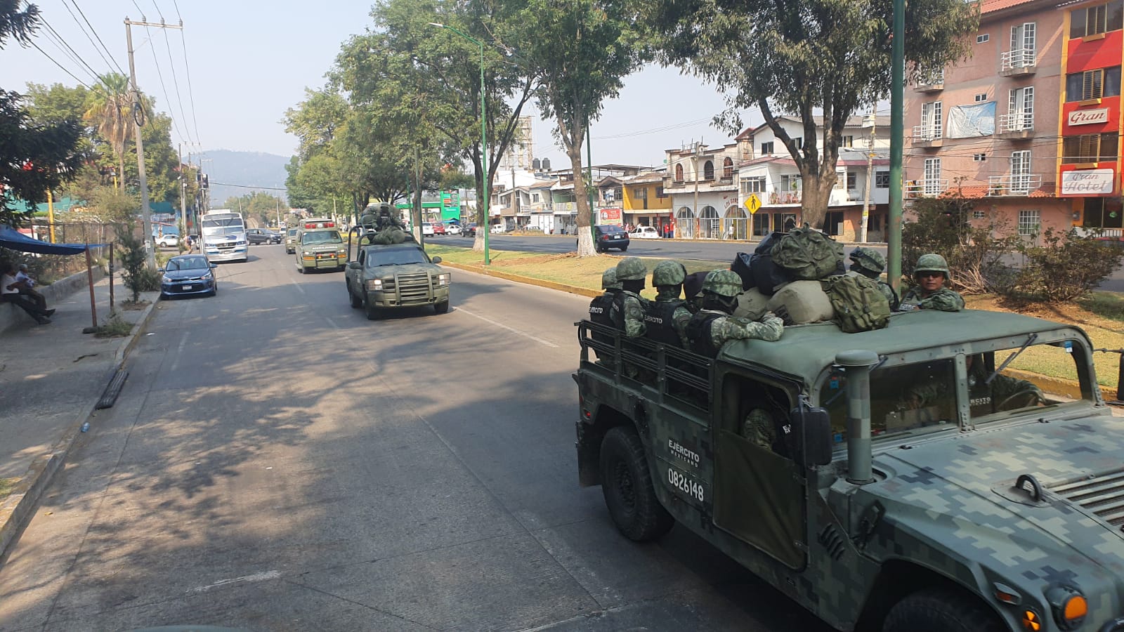 AMLO aplaudió el papel que tomaron los soldados mexicanos ante la persecución de un grupo de hombres armados (Foto: Sedena)
