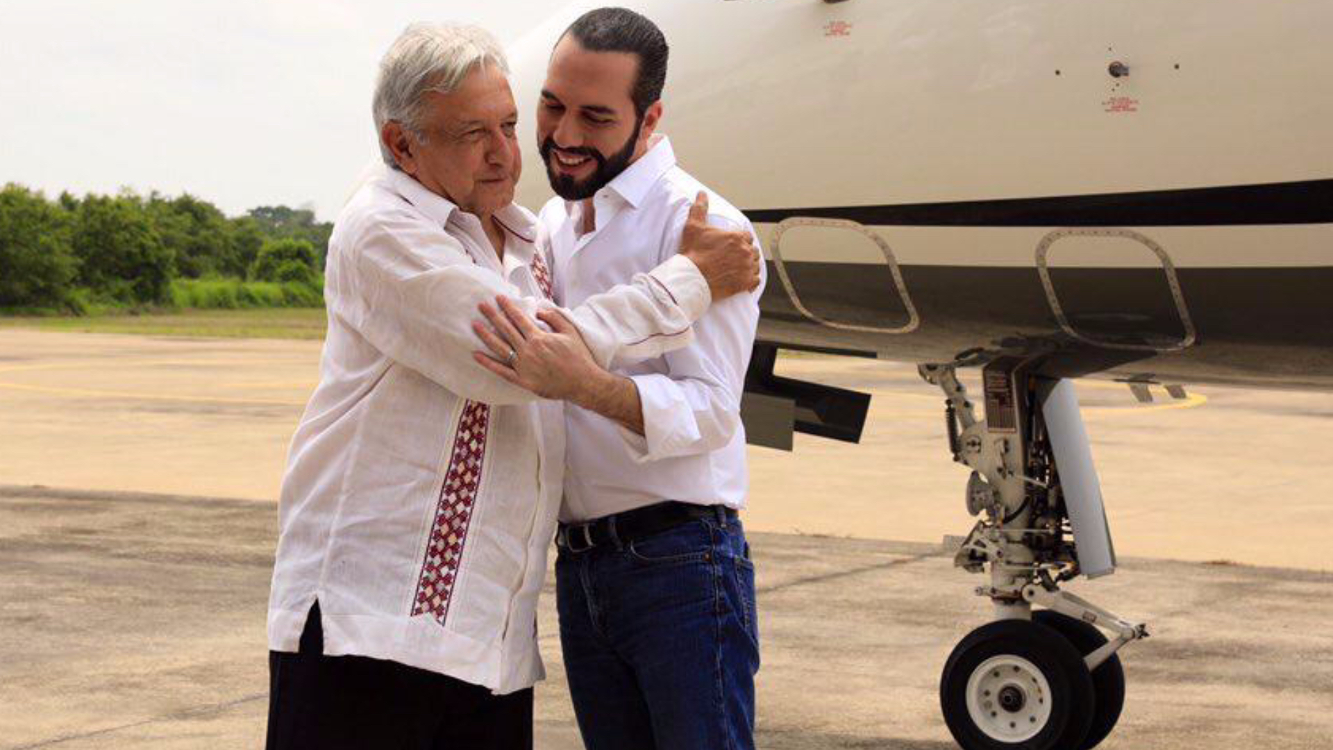 AMLO y Bukele en la visita del salvadoreño a México en 2019.
(Foto: Presidencia de México)