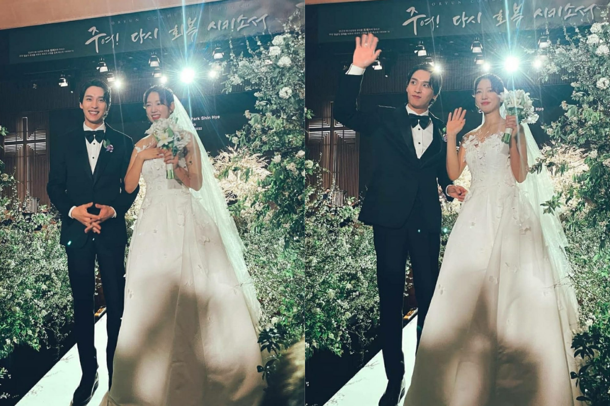 Mas fotos de la boda entre Park Shin Hye y Choi Tae Joon. (Foto: instagram)