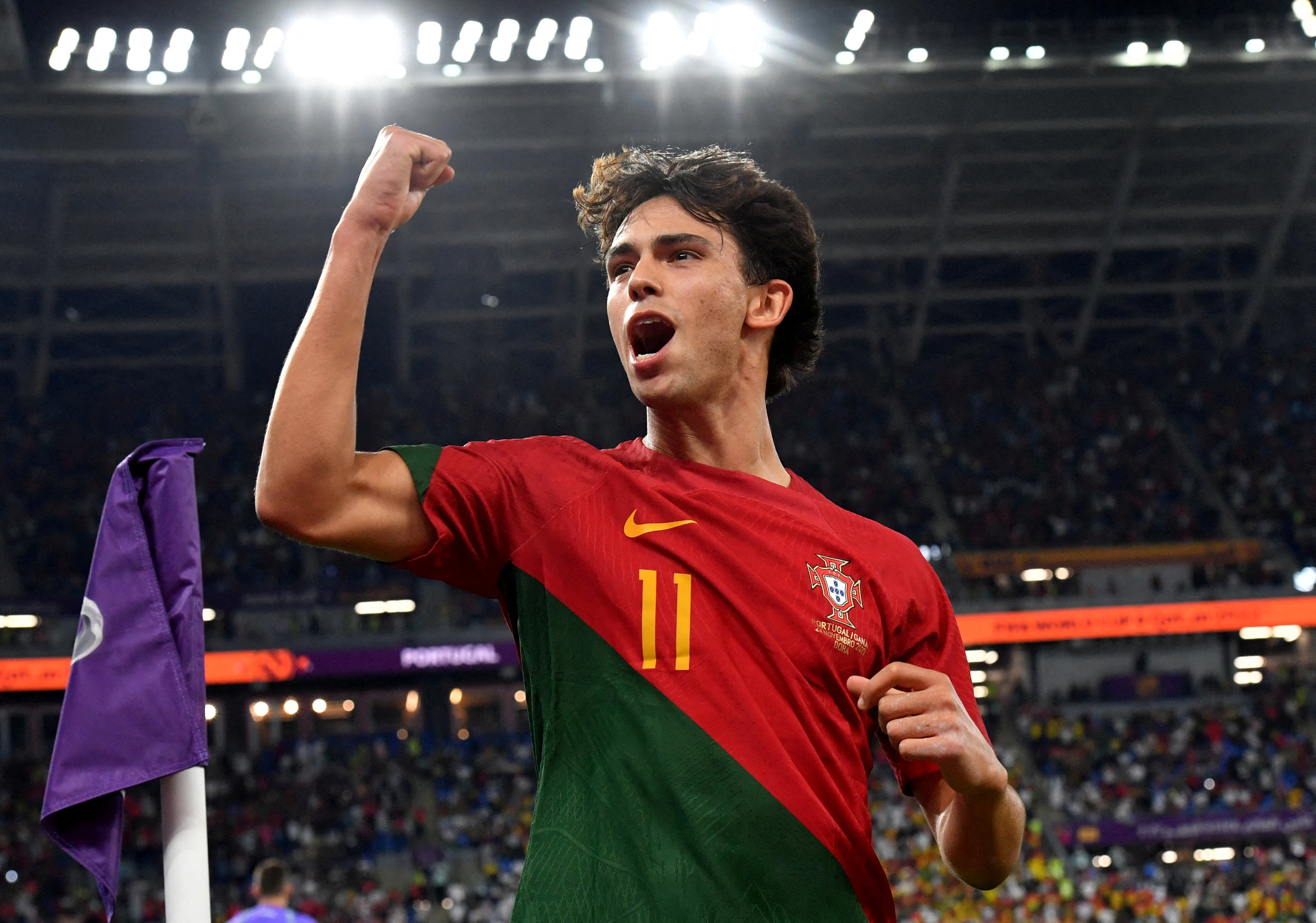 Joao Felix viene de jugar el Mundial con Portugal (REUTERS/Jennifer Lorenzini)