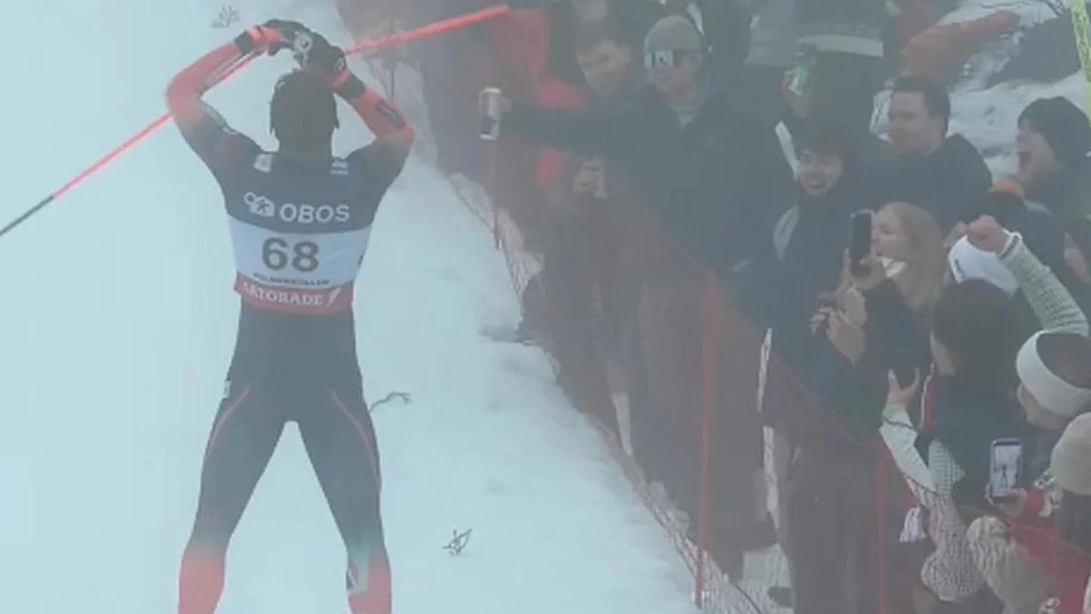 Ins&oacute;lito: un esquiador brit&aacute;nico termin&oacute; la Copa del Mundo de Oslo bajo los efectos del alcohol 