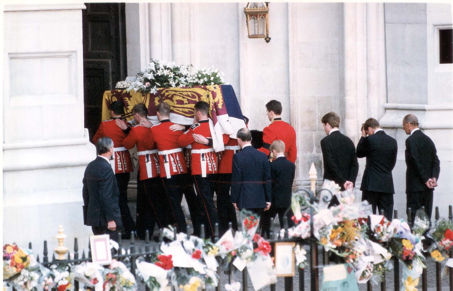 El funeral de Diana se realizó en la Abadía de Westminster