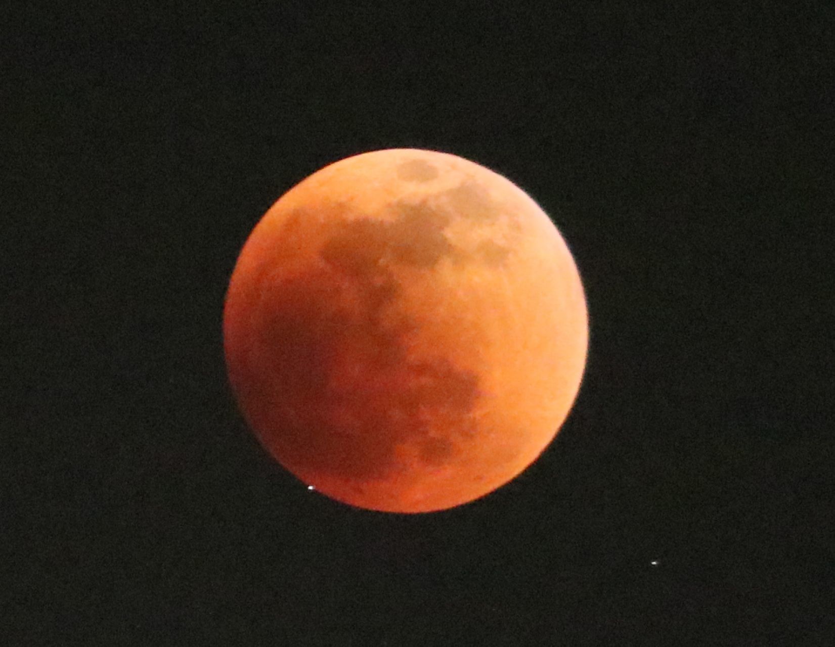 El eclipse lunar total,  que inicio en la noche del domingo y culminó en la madrugada del lunes, pudo ser visto en todo el país.

FOTO: MARGARITO PÉREZ RETANA / CUARTOSCURO.COM
