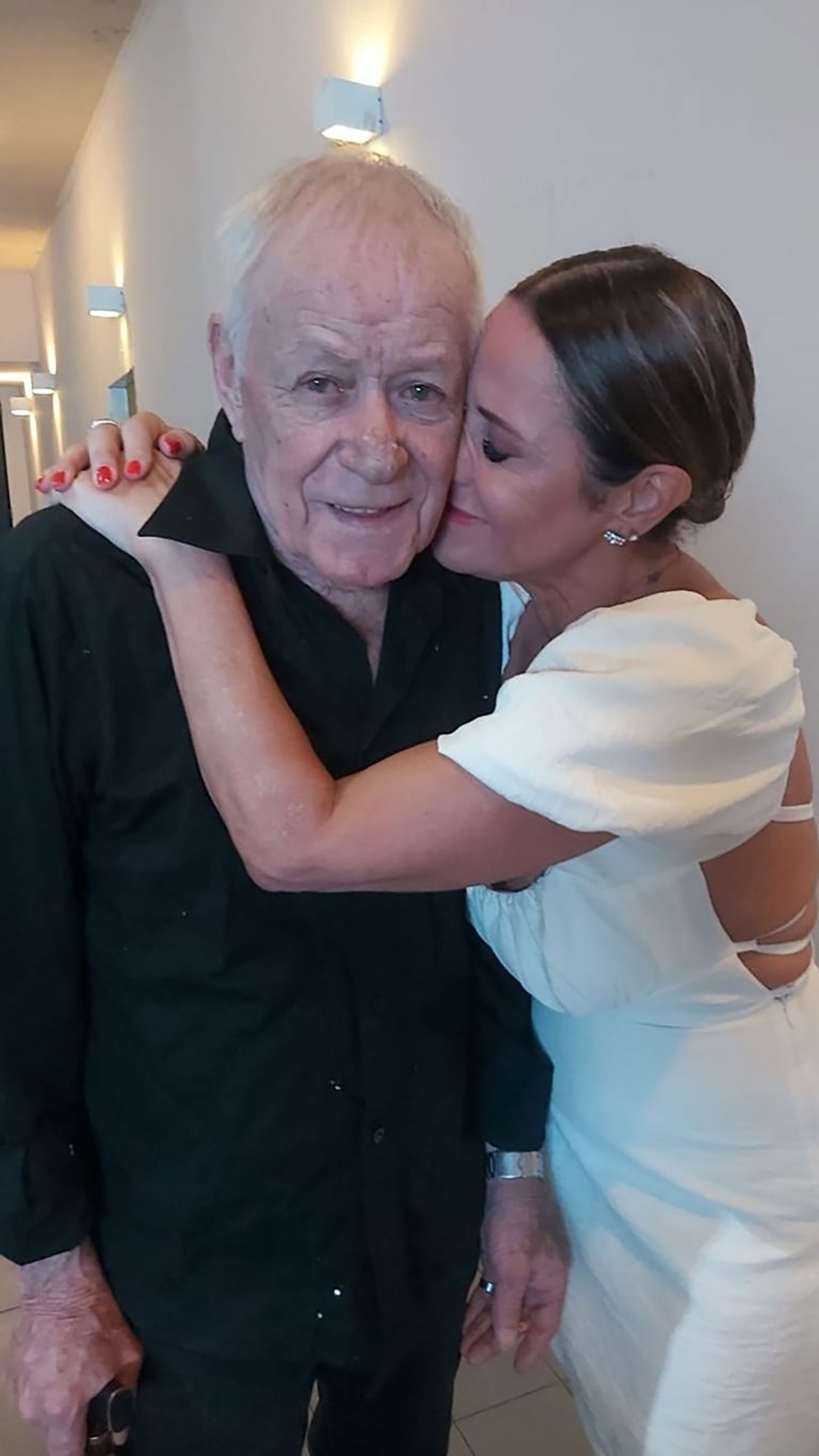 María Fernanda Callejón y su papá, José Osvaldo (85)