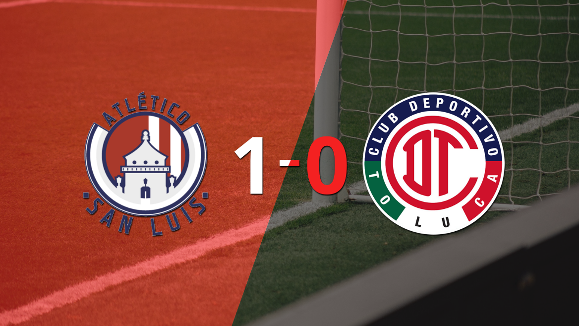 Atl. de San Luis derrotó en casa 1-0 a Toluca FC