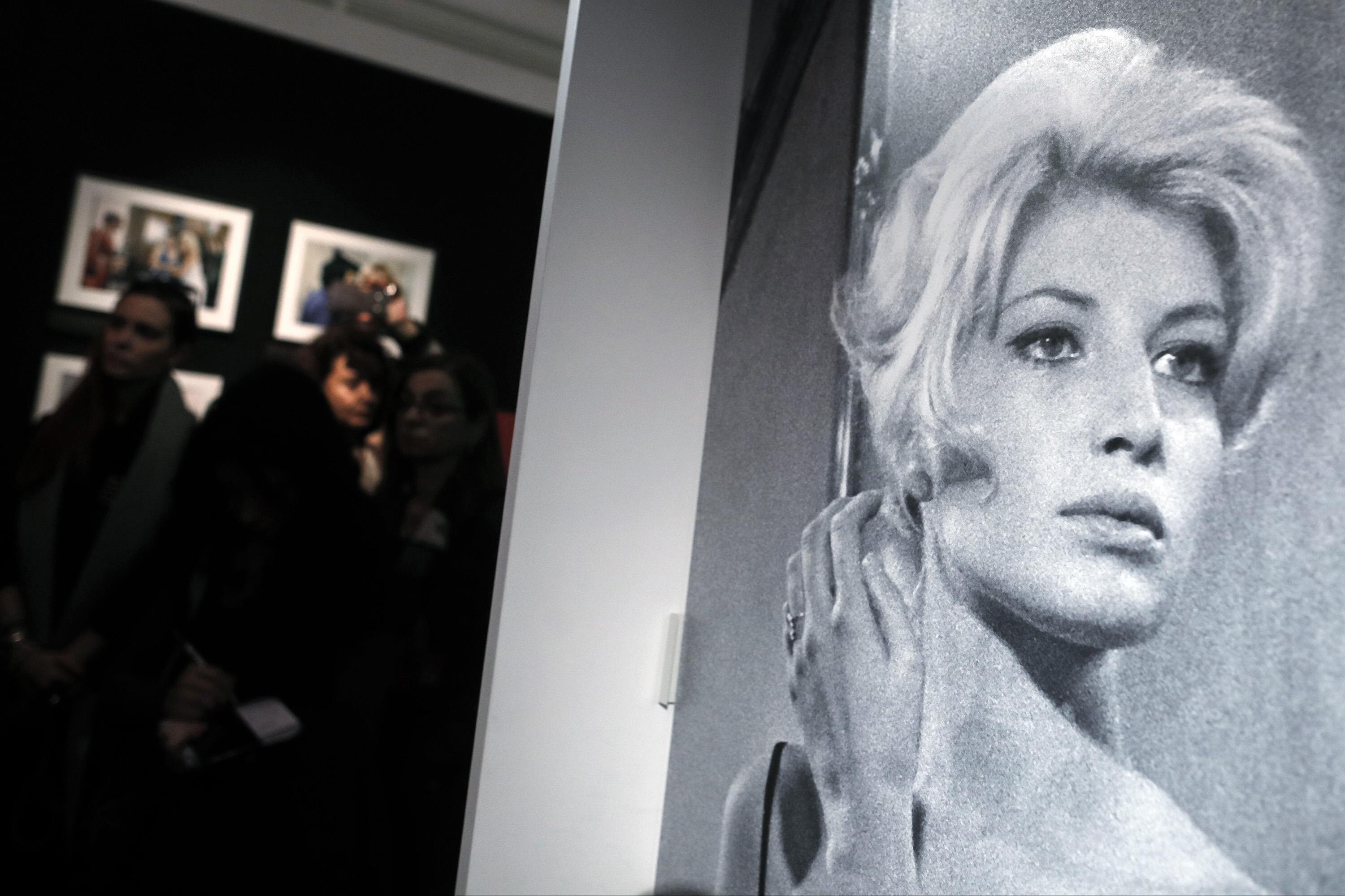Una de las fotografías expuestas dentro de la exposición ""La dolce Vitti"" sobre la actriz Monica Vitti en foto de archivo. EFE/ Riccardo Antimiani

