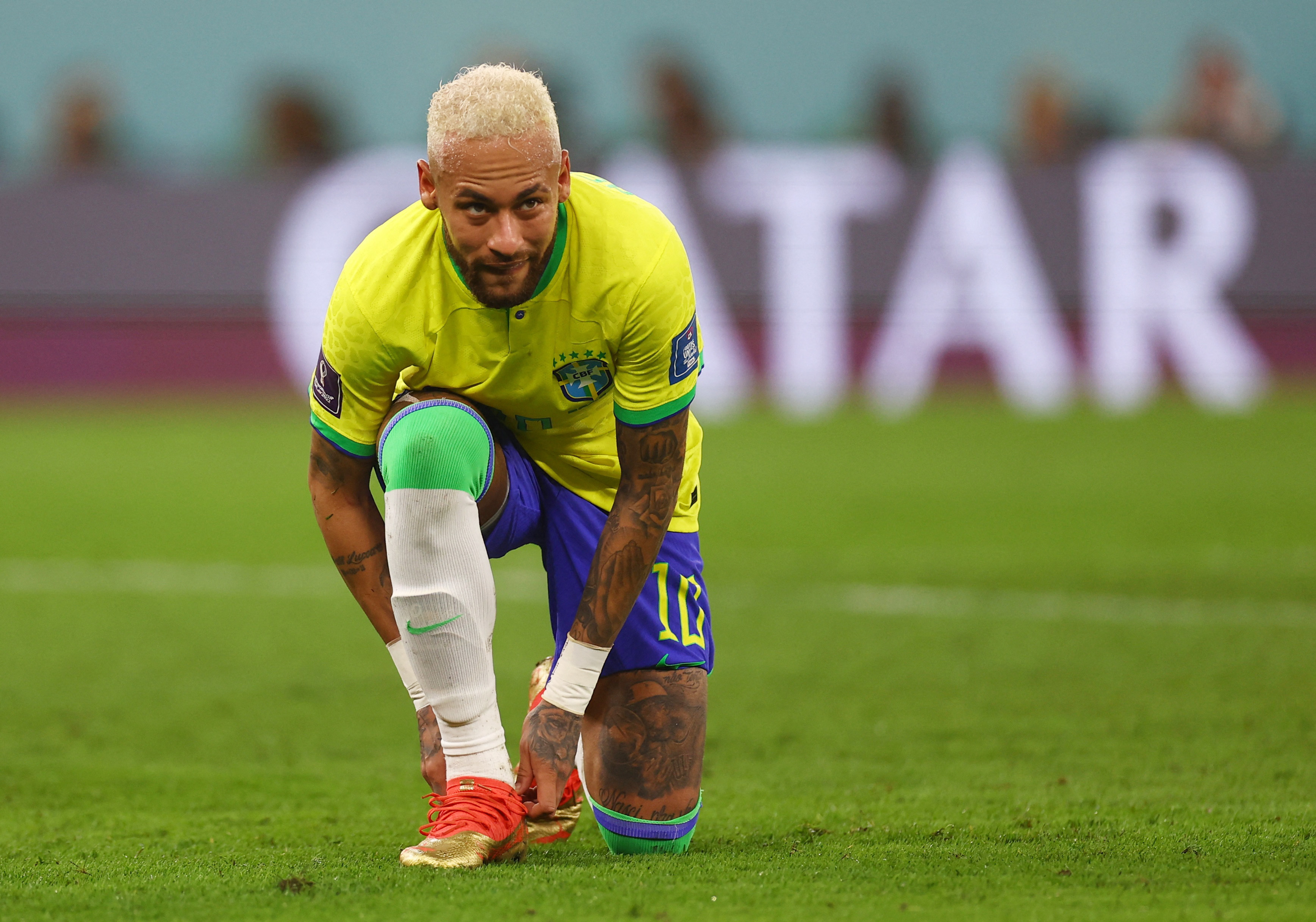 Neymar tuvo una gran actuación en Brasil. Foto: REUTERS/Kai Pfaffenbach