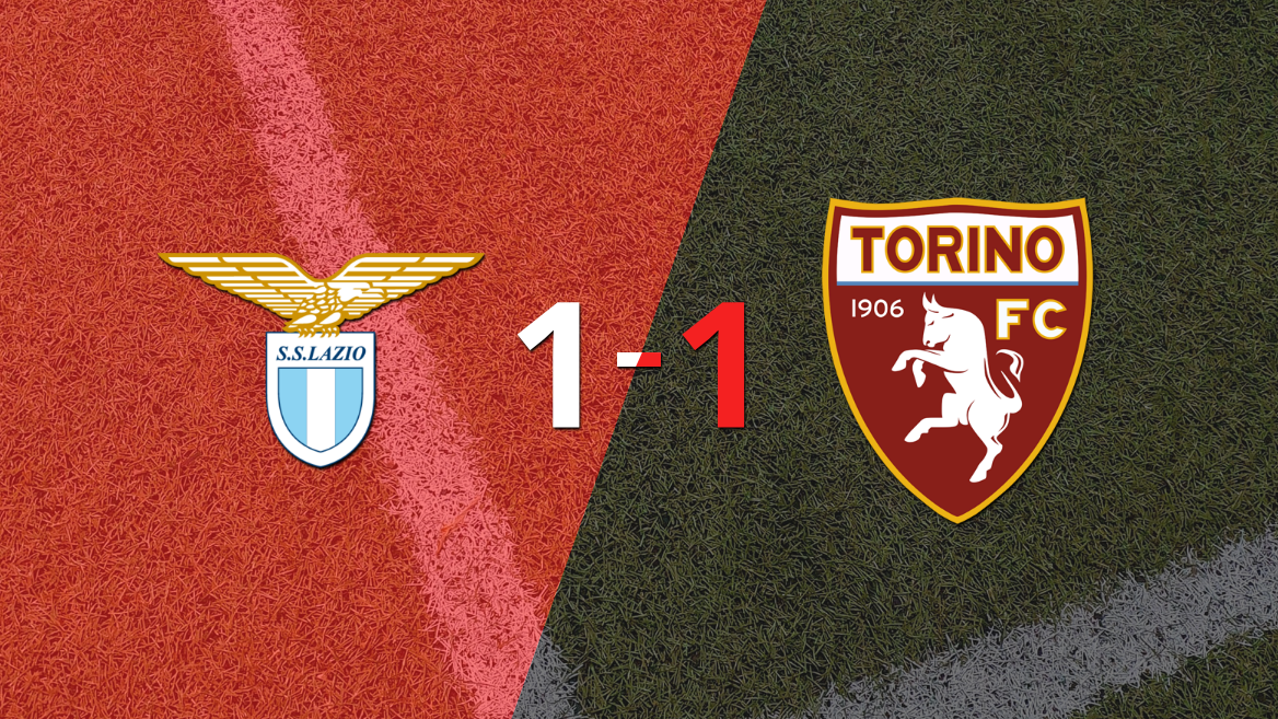Empate a uno entre Lazio y Torino