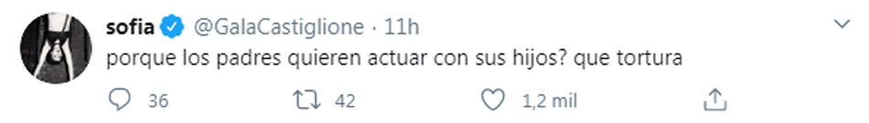 Los tuits de Sofía Gala en contra de Claribel Medina
