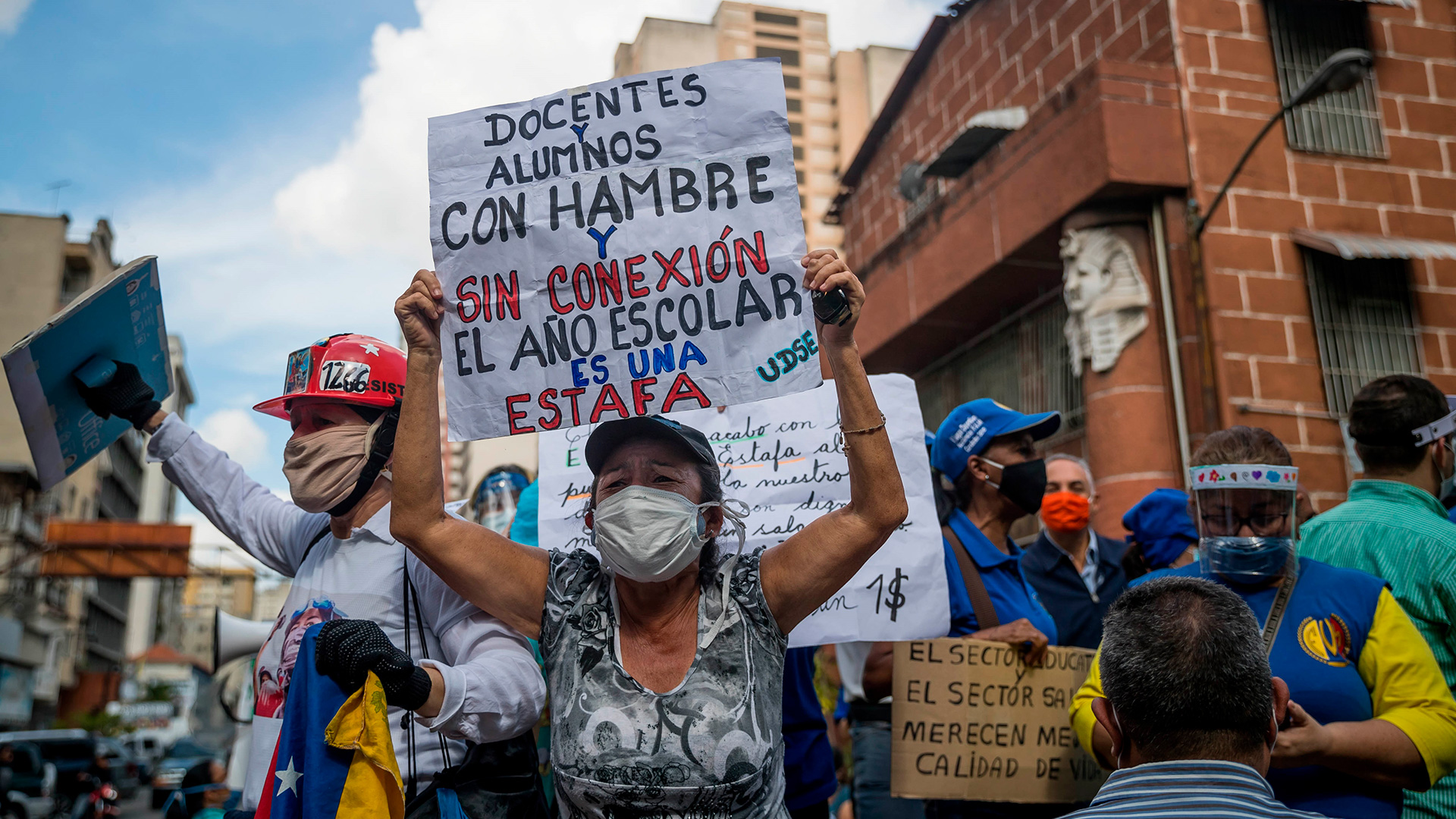 Nuevas protestas contra la dictadura de Maduro: docentes venezolanos exigieron mejores condiciones de trabajo y salarios dignos 