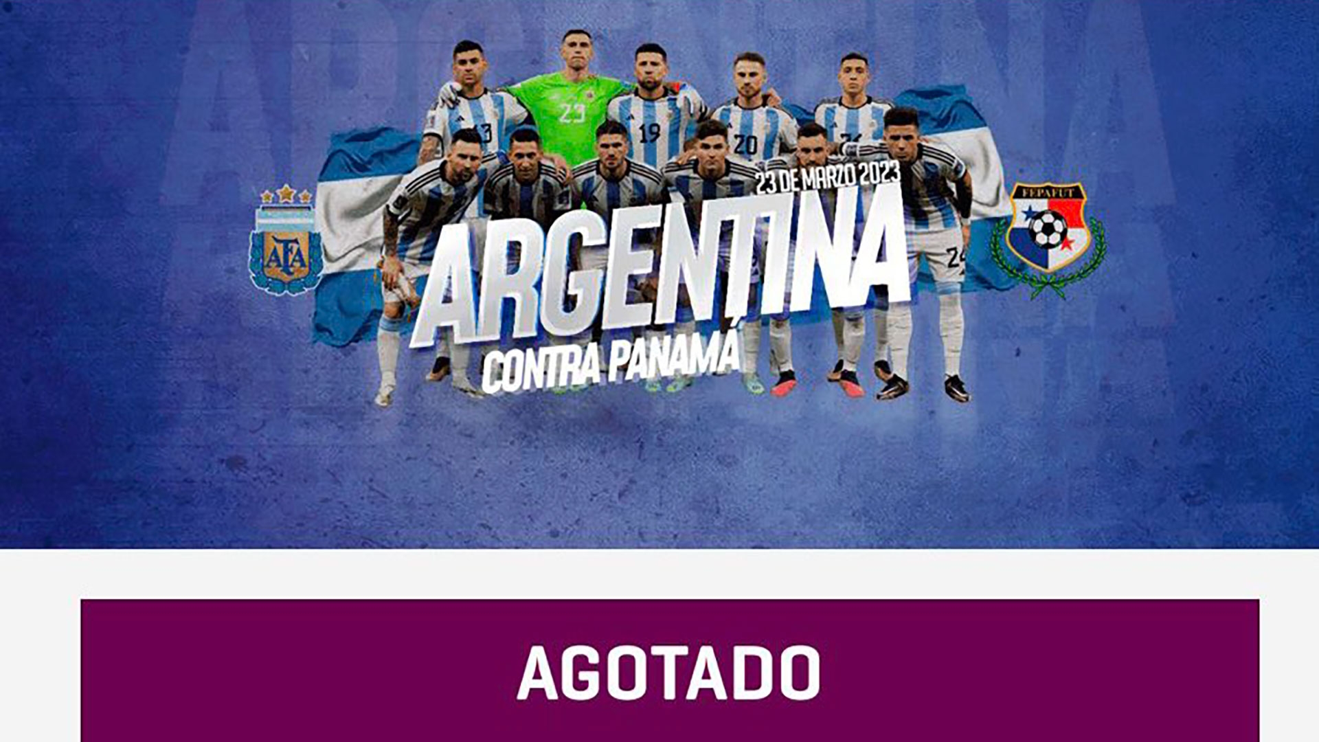 Se agotaron las entradas para el amistoso entre Argentina y Panamá: cerca de dos millones de usuarios intentaron conseguir un ticket