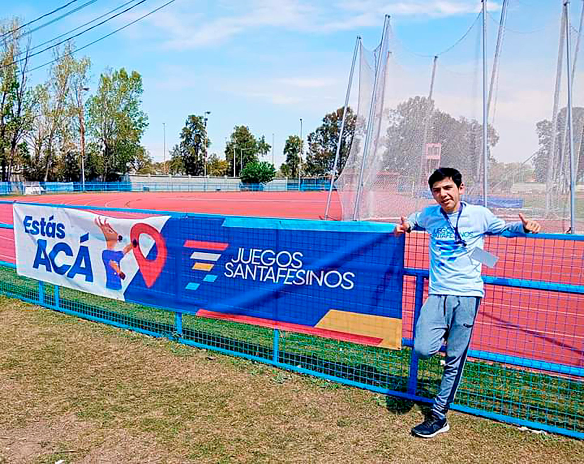 Luca clasificó a los Juegos Nacionales Evita como segundo Mejor Jugador de Santa Fe en la categoría Sub 14