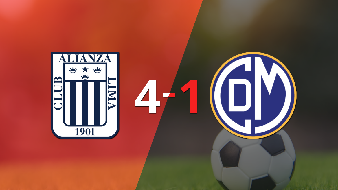 Alianza Lima golea 4-1 como local a Deportivo Municipal