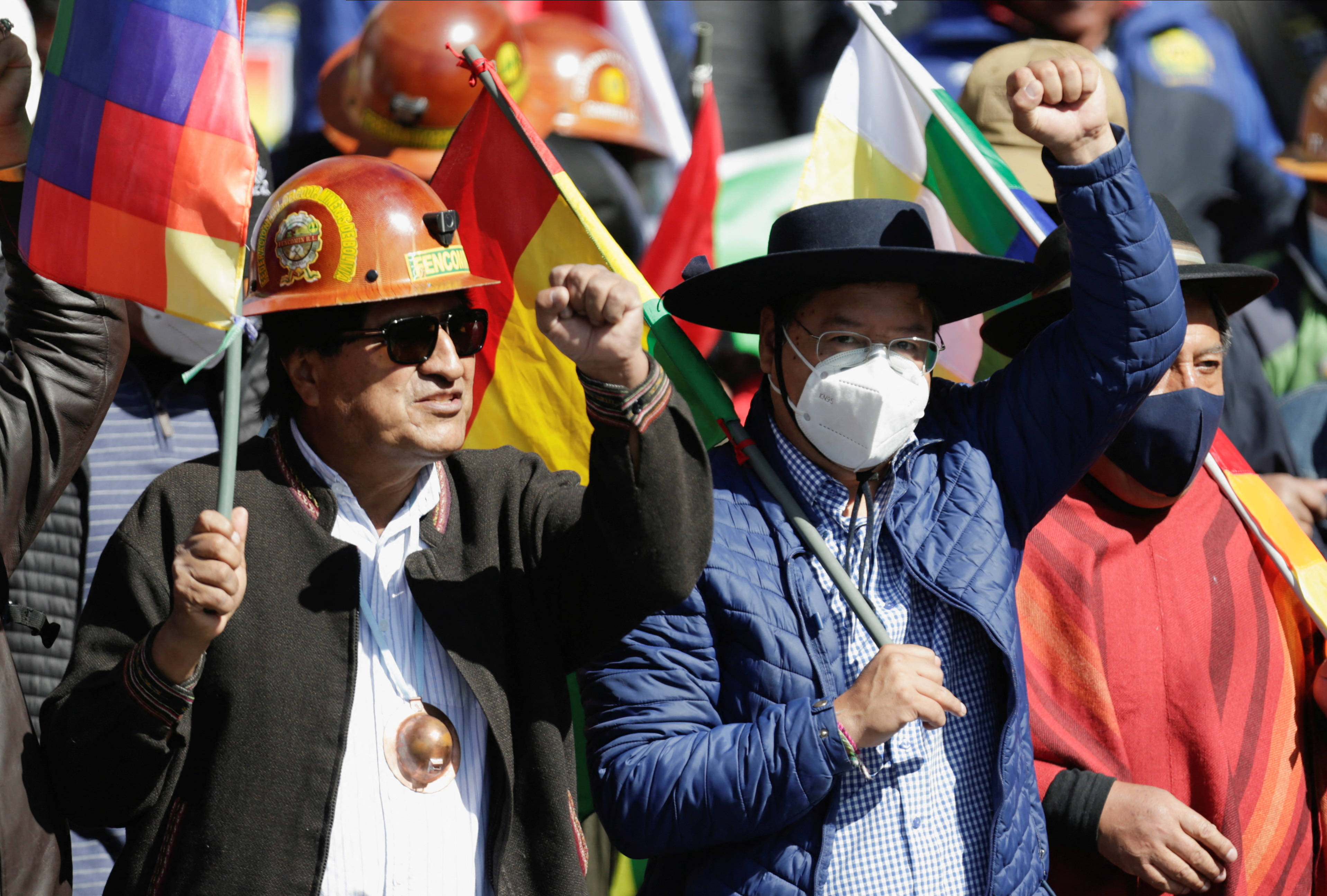 Evo Morales y Luis Arce (REUTERS/Manuel Claure/Archivo)