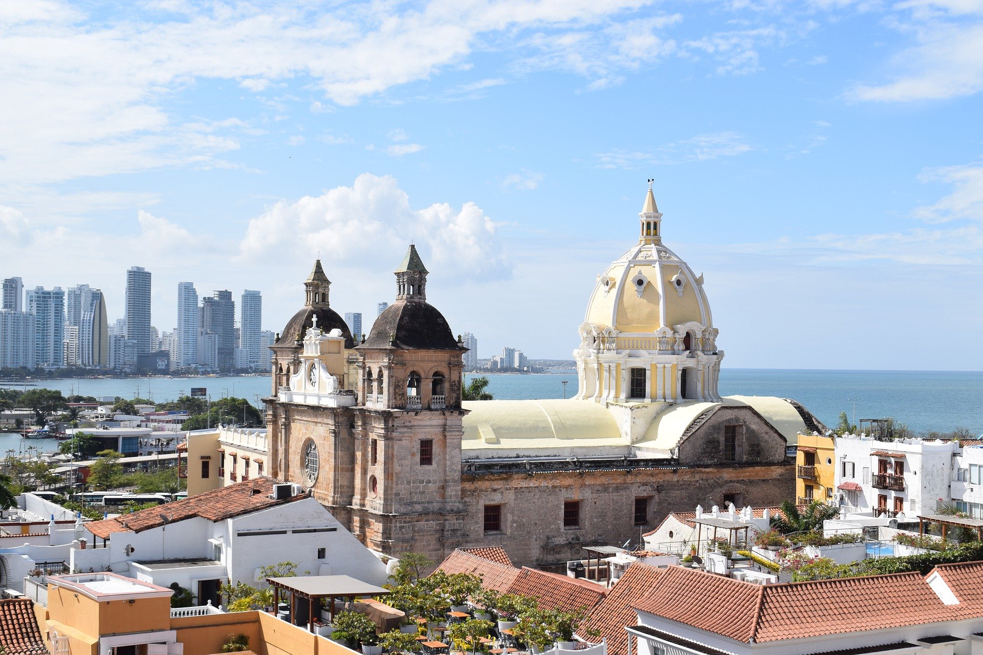 Imagen de archivo referencial. Una panorámica de la ciudad de Cartagena, capital del departamento de Bolívar. Foto: Pixabay