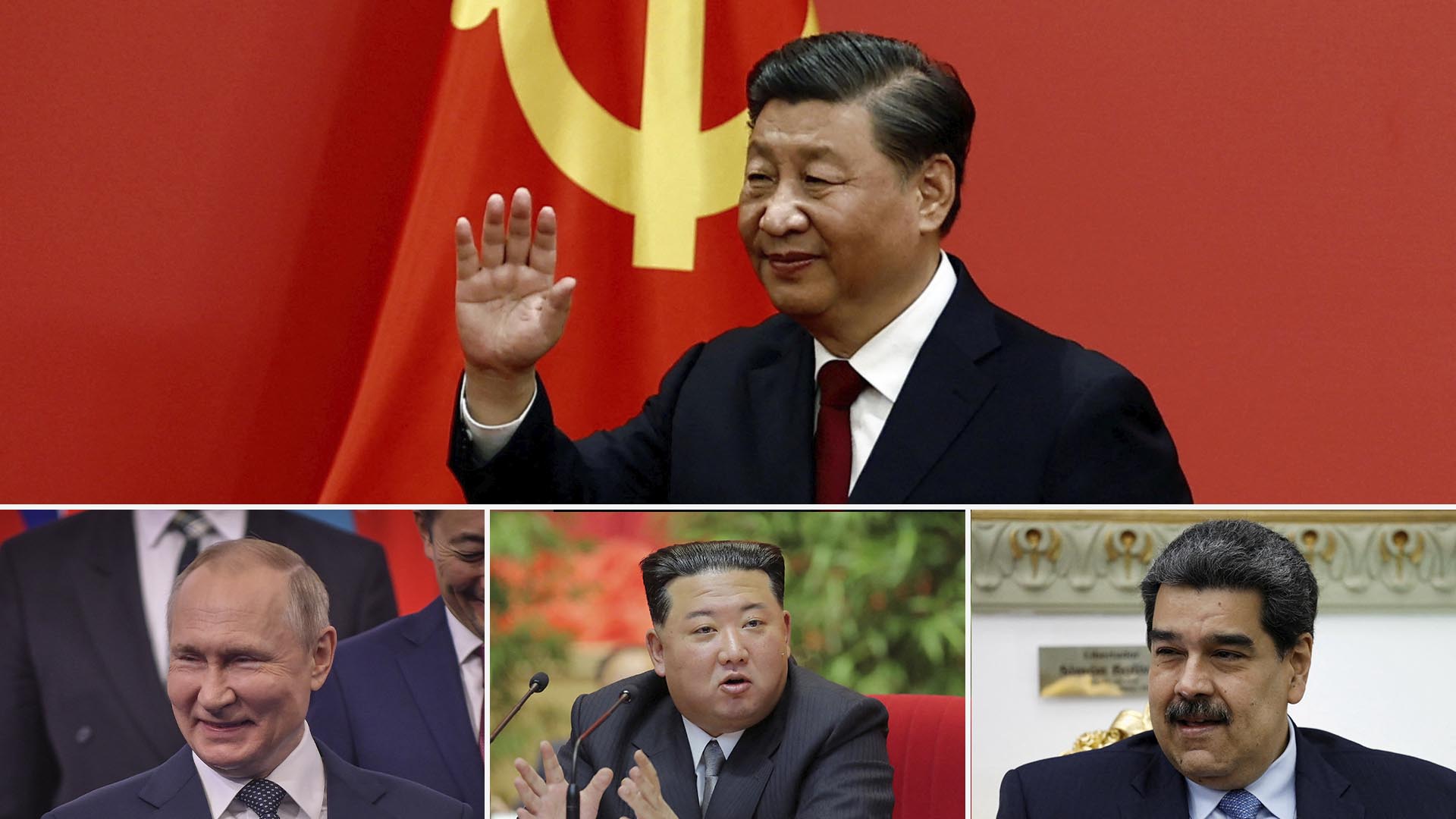 Xi Jinping, felicitado por los líderes de Rusia, Corea del Norte y Venezuela