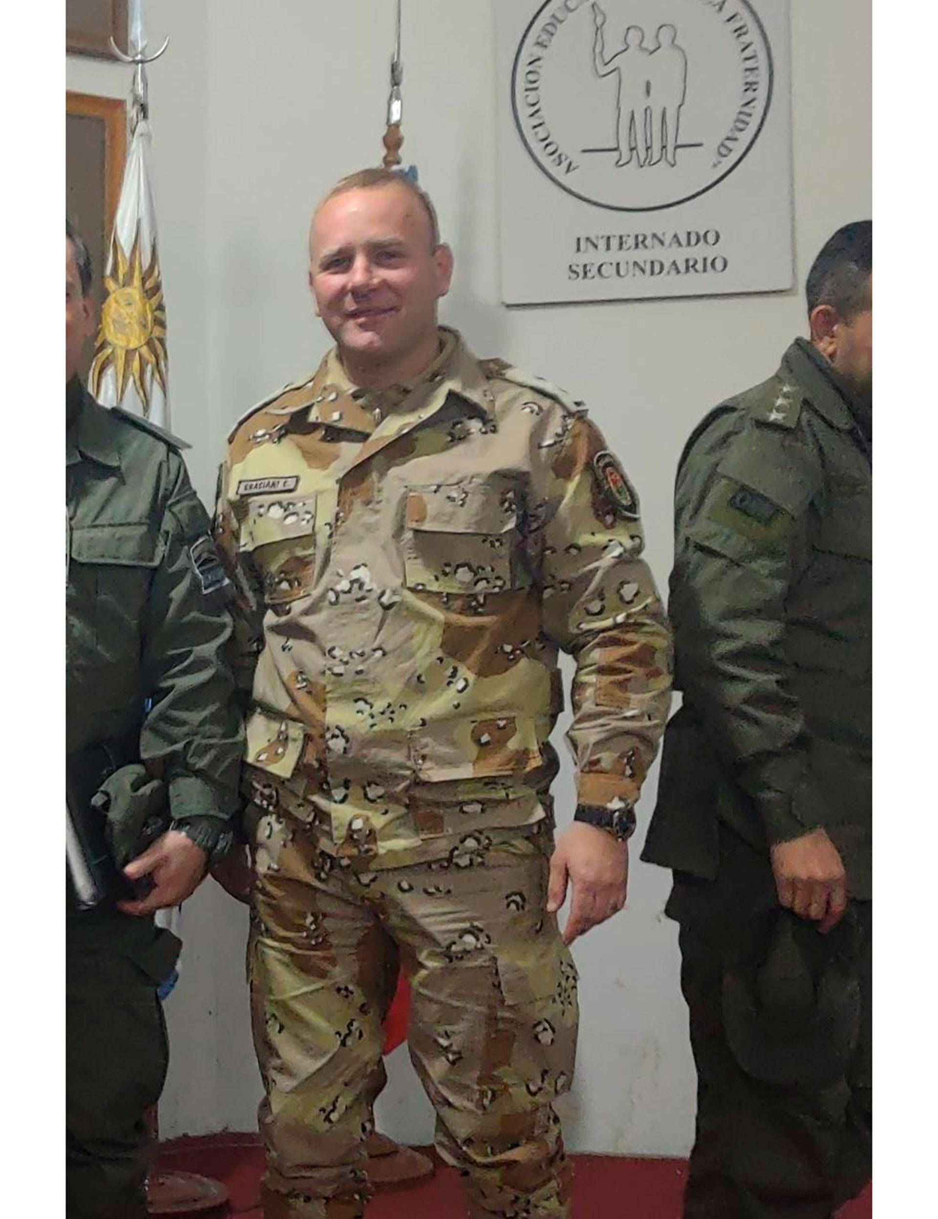 Cristian Graciani, director de la Brigada de Prevención de Delitos Rurales de Gualeguaychú