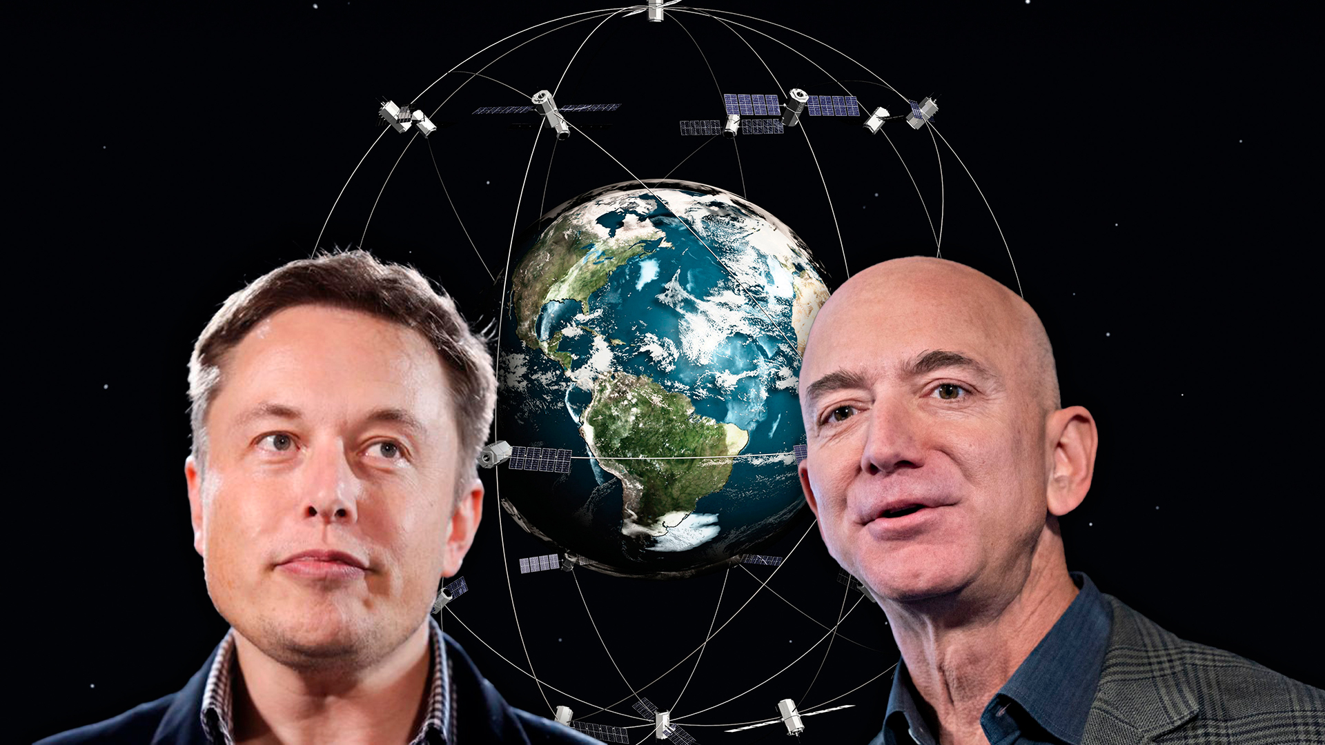 Musk y Jeff Bezos, el fundador de Amazon, compiten en el ranking de multimillonarios de la tierra y también en el espacio