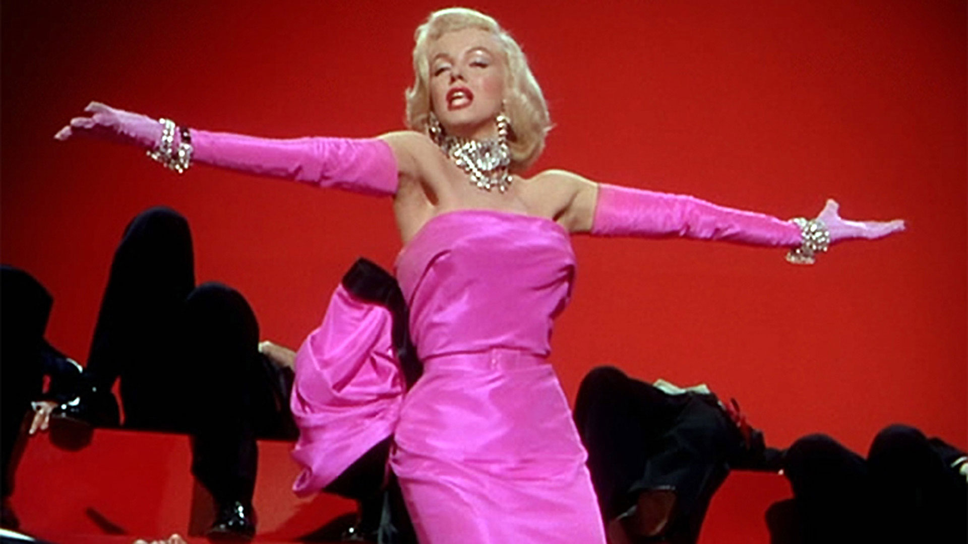 Marilyn en "Los diamantes son los mejores amigos de una chica"