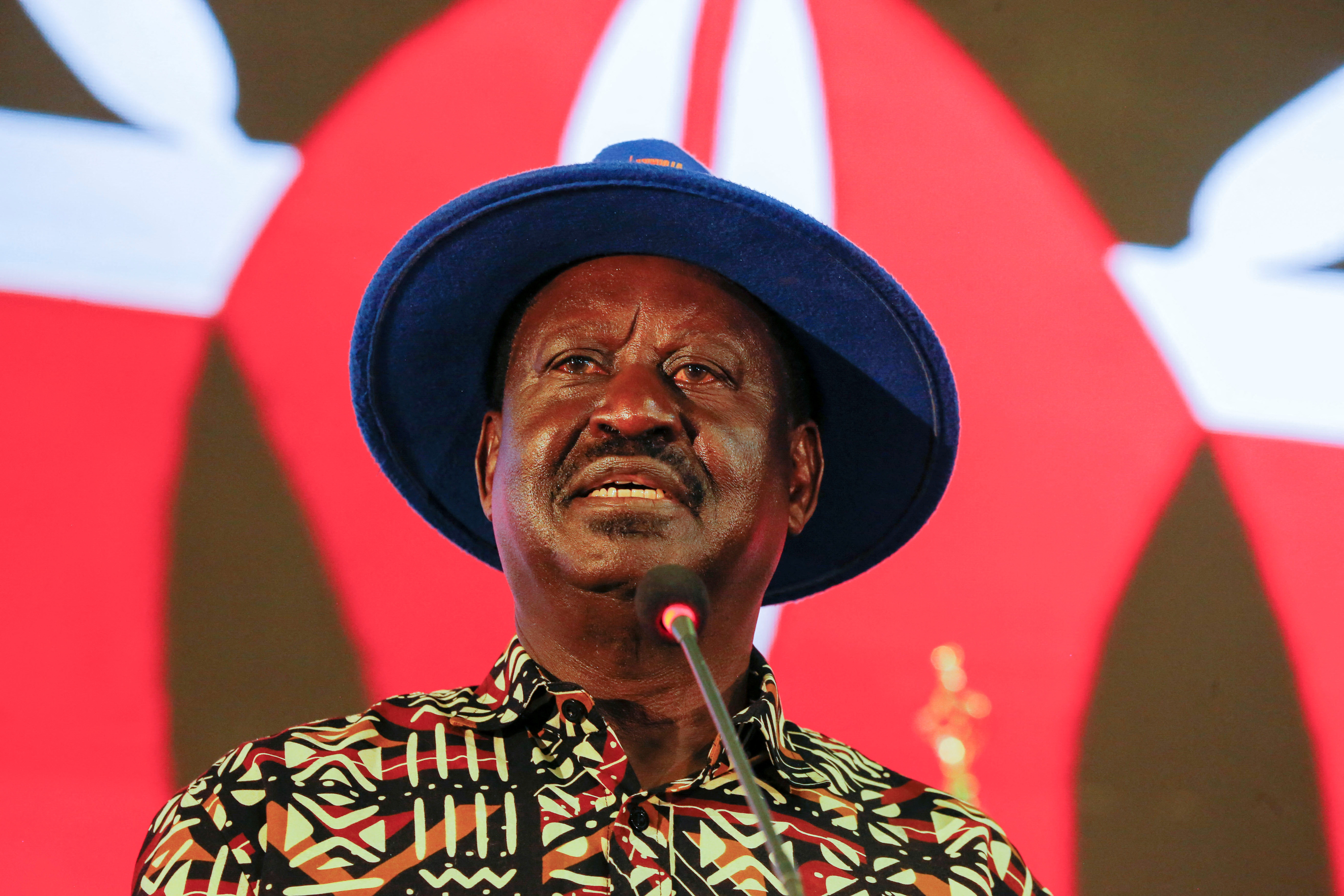 El opositor keniano Raila Odinga (REUTERS/Thomas Mukoya)