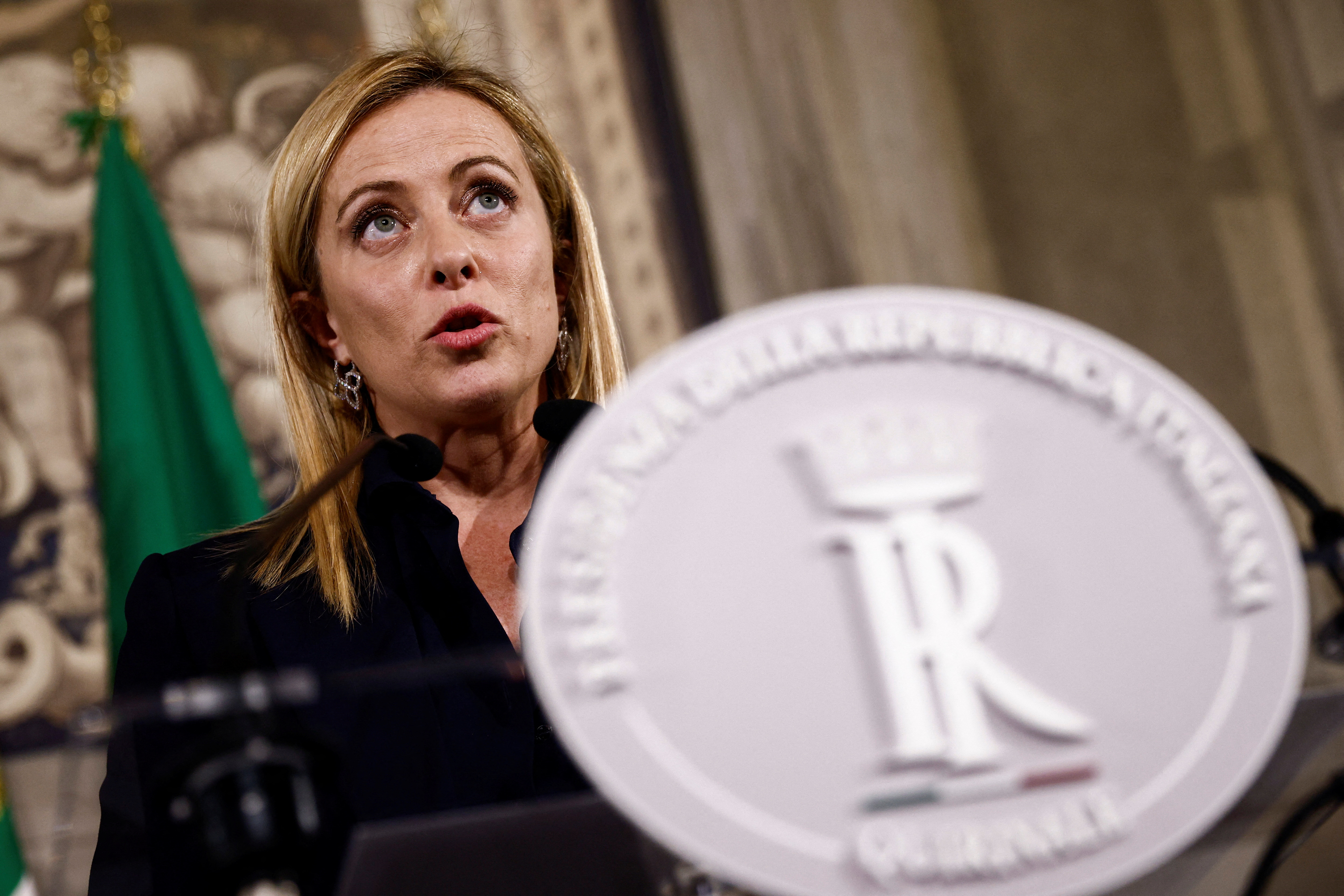 Giorgia Meloni (REUTERS/Guglielmo Mangiapane)