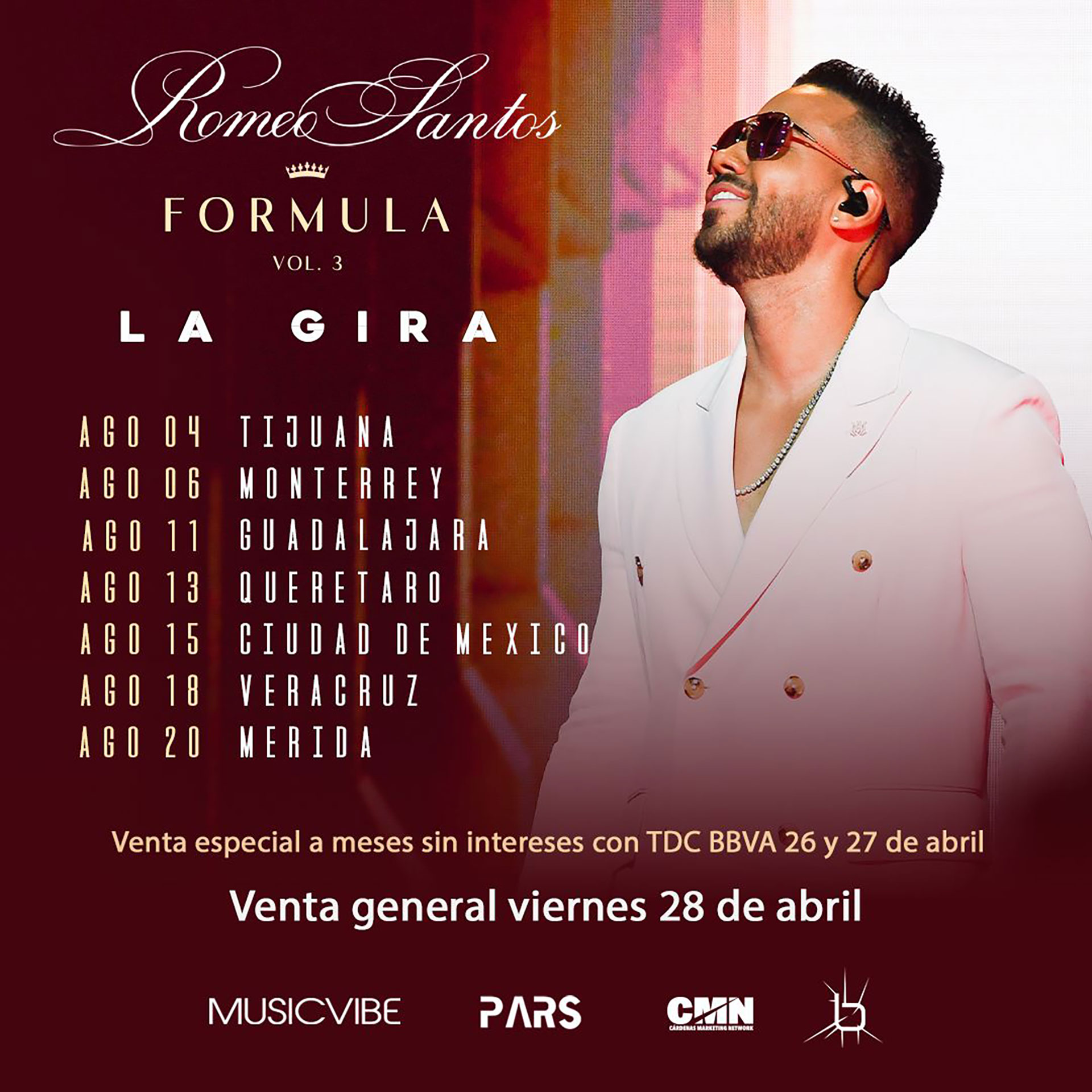 Romeo Santos announced tour in Mexico dates and when to buy tickets