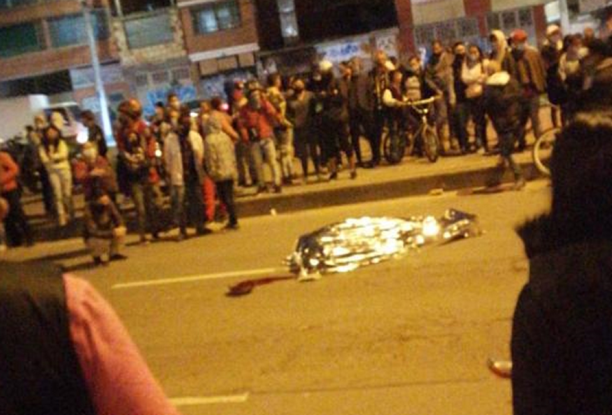 Se reporta la muerte de un motociclista en las Américas por presuntos objetos en la vía. Foto: Secretaría de Gobierno.