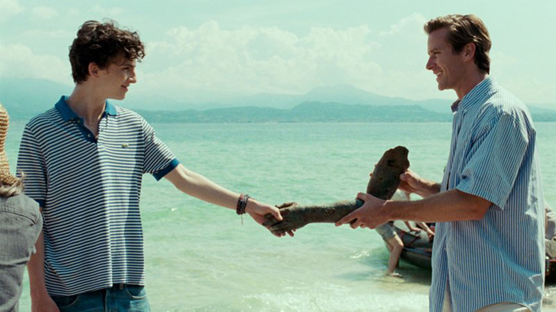 scene of "call me by your name"winner of the Oscar for Best Adapted Screenplay