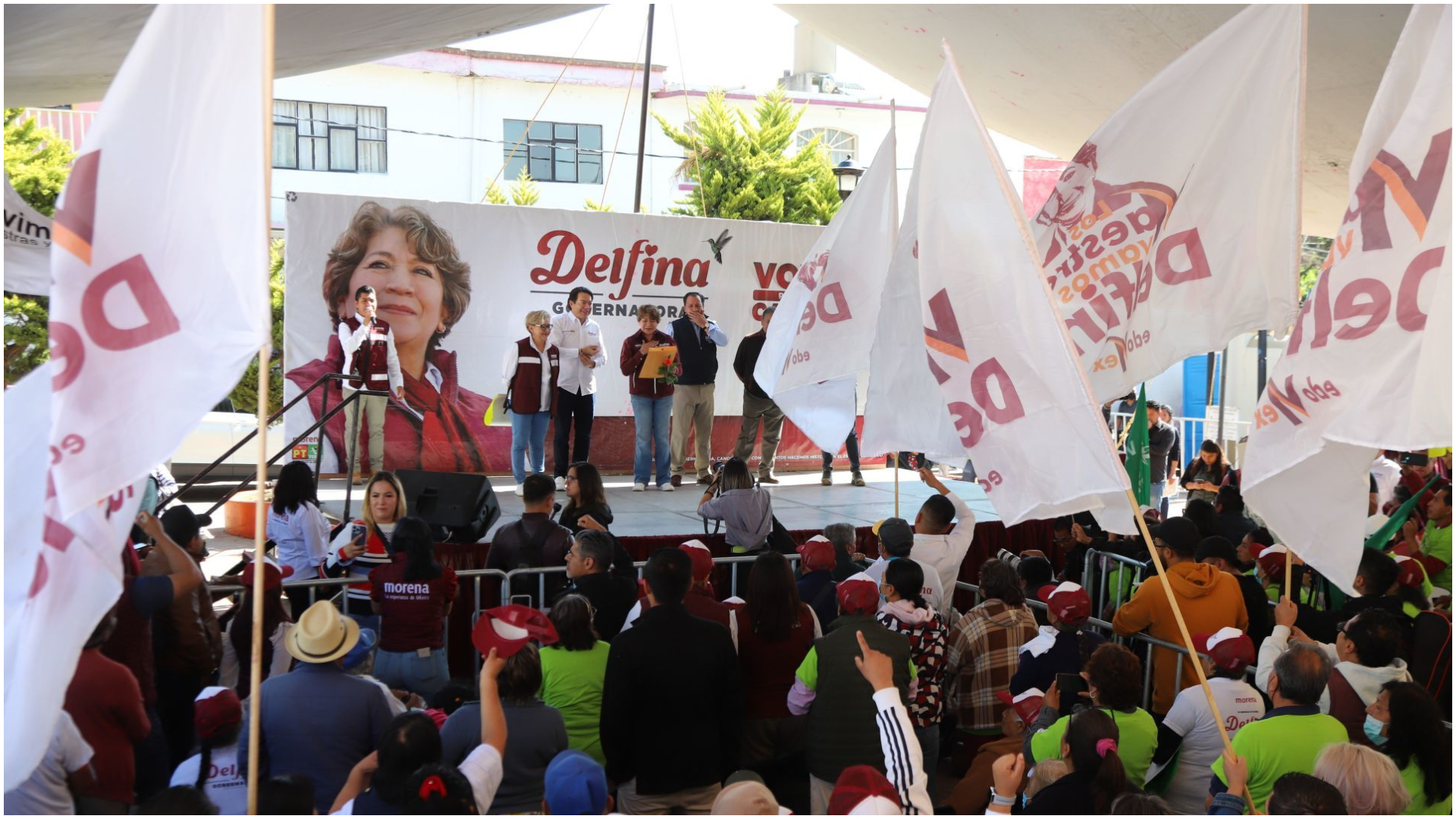 Delfina Gómez es la candidata de Morena, PT y PVEM en el Estado de México (Cuartoscuro)